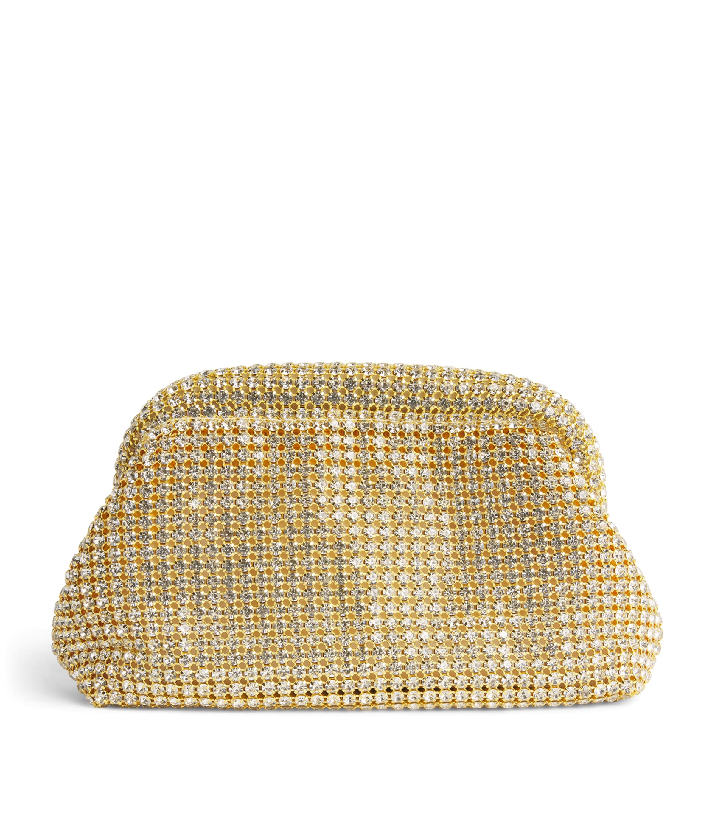 David Charles Embellished Clutch Bag M Gold