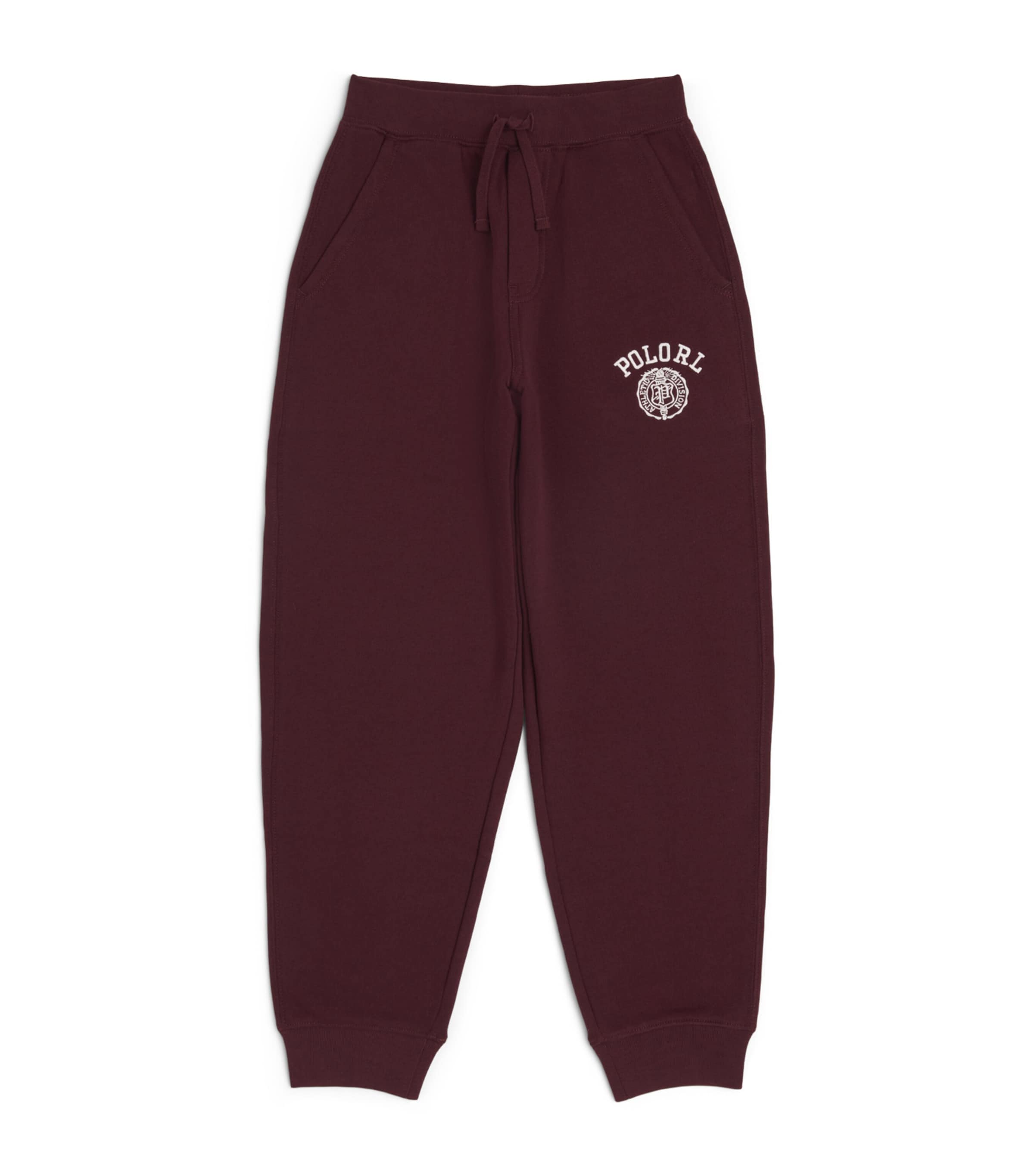 Ralph Lauren Kids Cotton-Blend Logo Sweatpants (6-14 Years) Rich Ruby