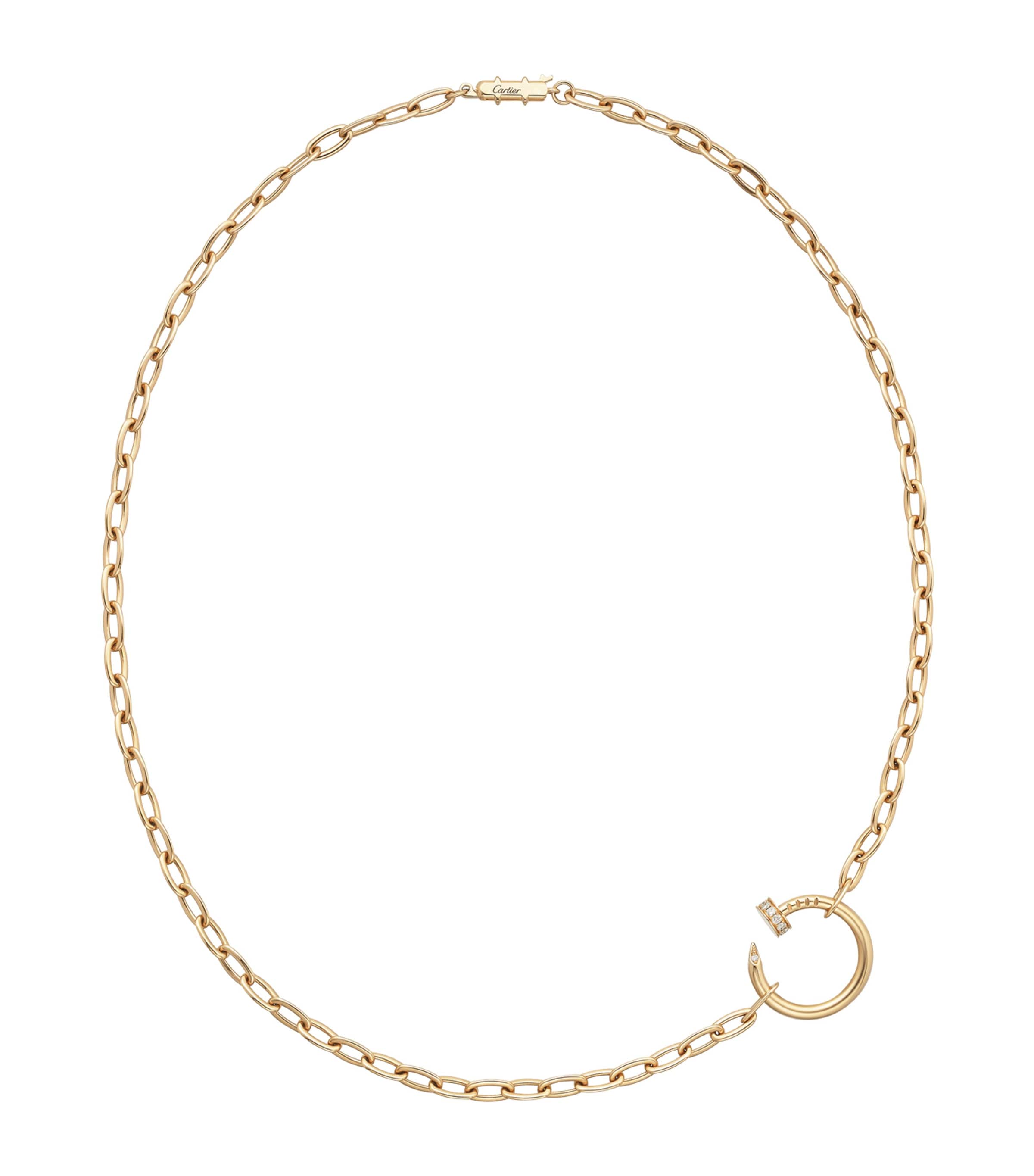 Cartier Yellow Gold and Diamond Juste un Clou Necklace (45cm) Yellow Gold