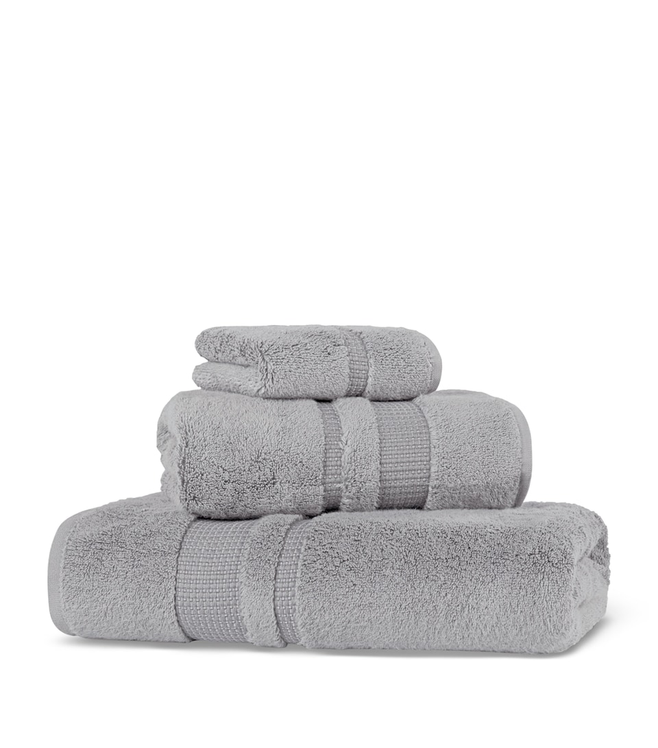 Hamam Cotton Pera Hand Towel (50cm x 100cm) Dark Frost