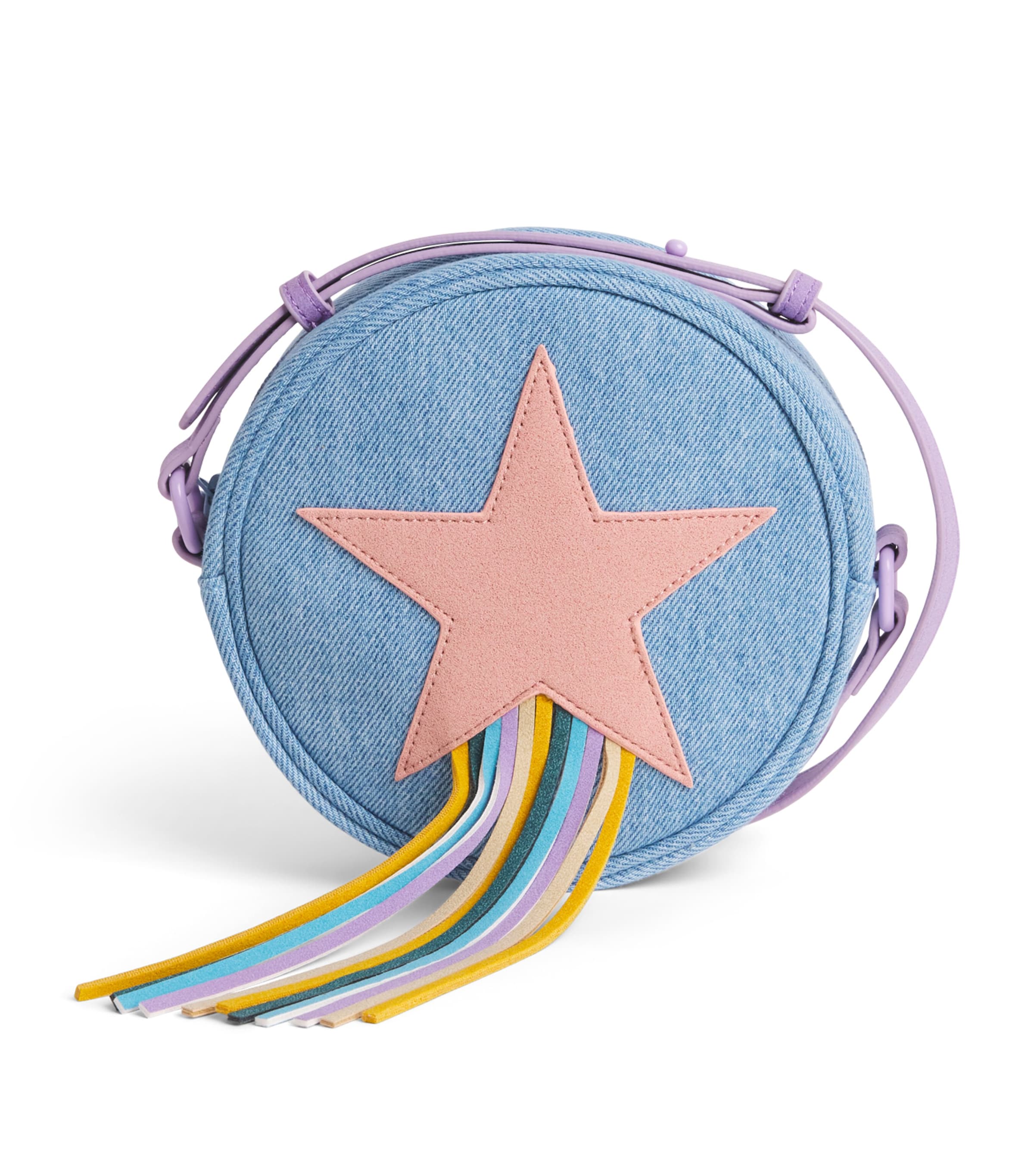 Stella McCartney Kids Denim Shooting Star Shoulder Bag