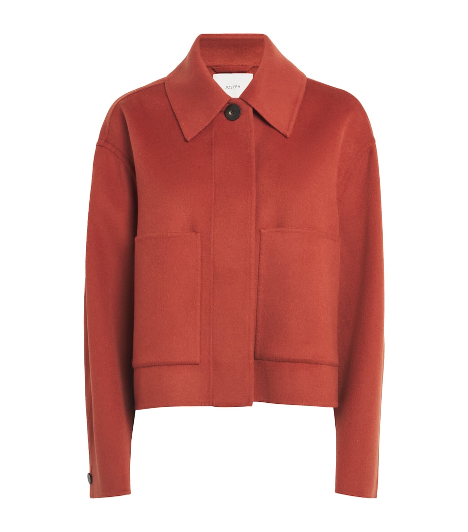 Wool-Silk Cropped Kalaa Jacket