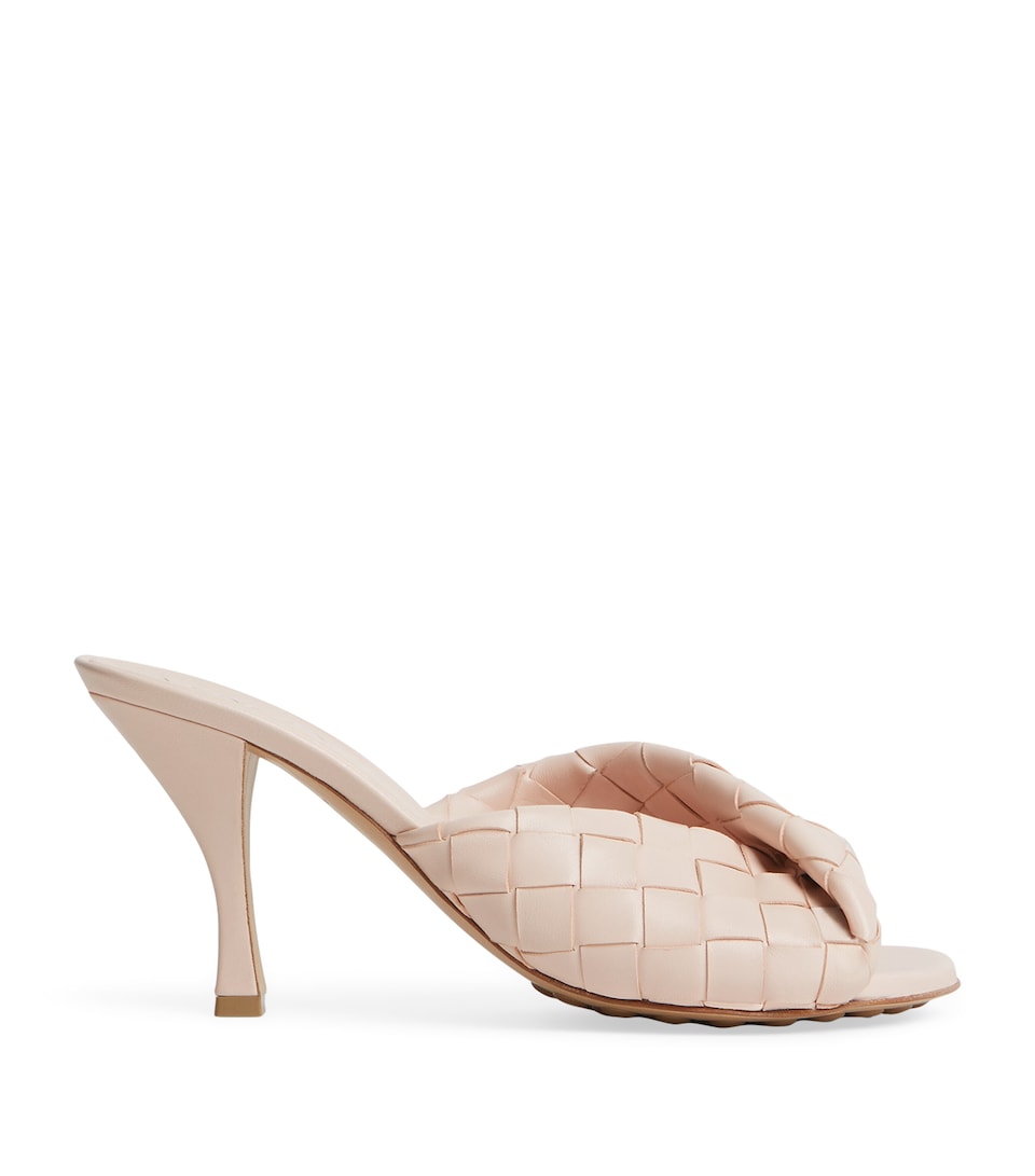 Leather Intrecciato Blink Mules 80