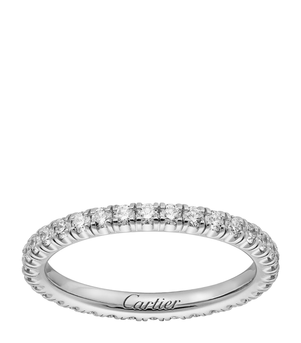 White Gold and Diamond Étincelle de Cartier Wedding Band