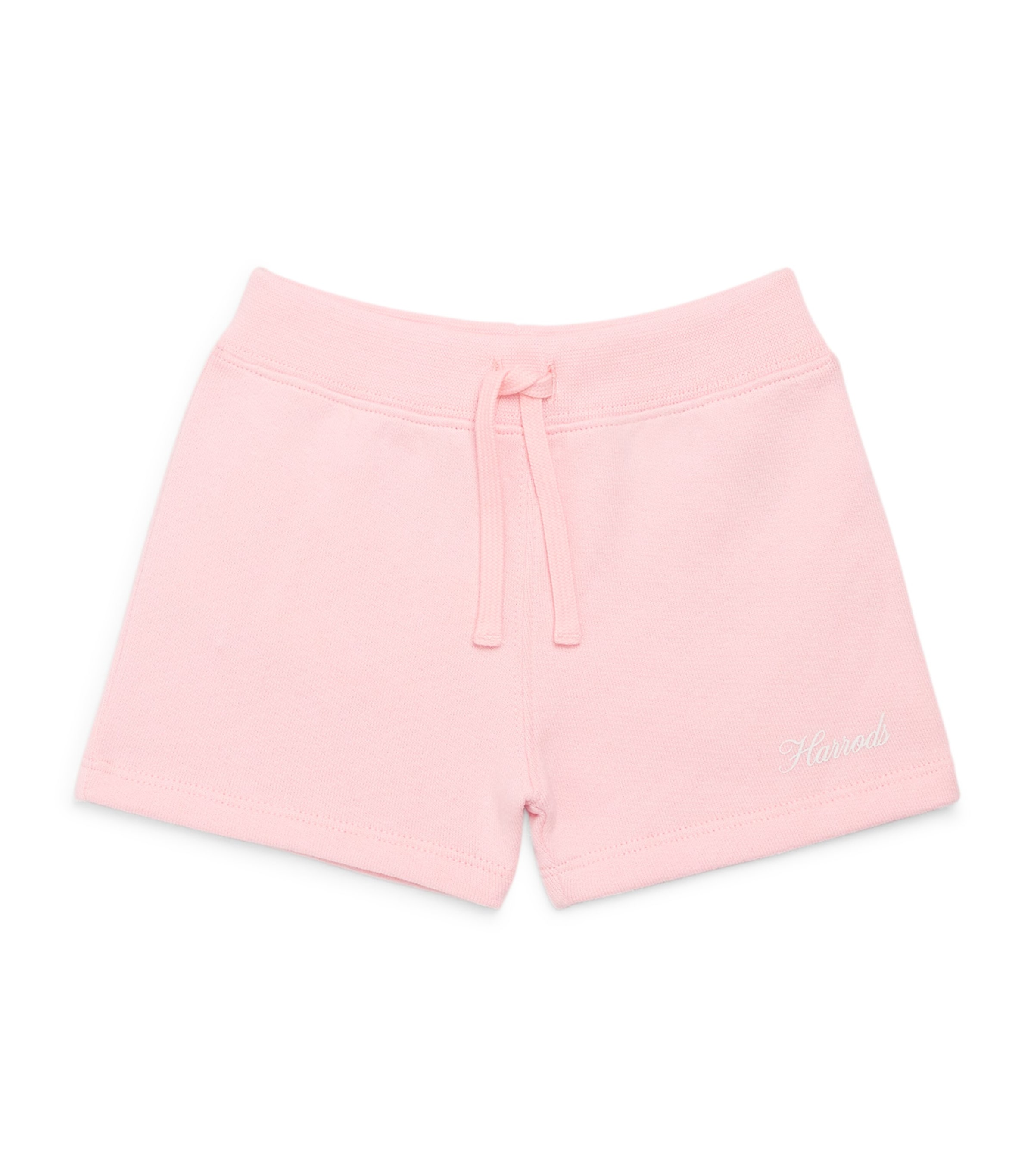 Harrods Cotton Jersey Logo Shorts (0-18 Months) Pink