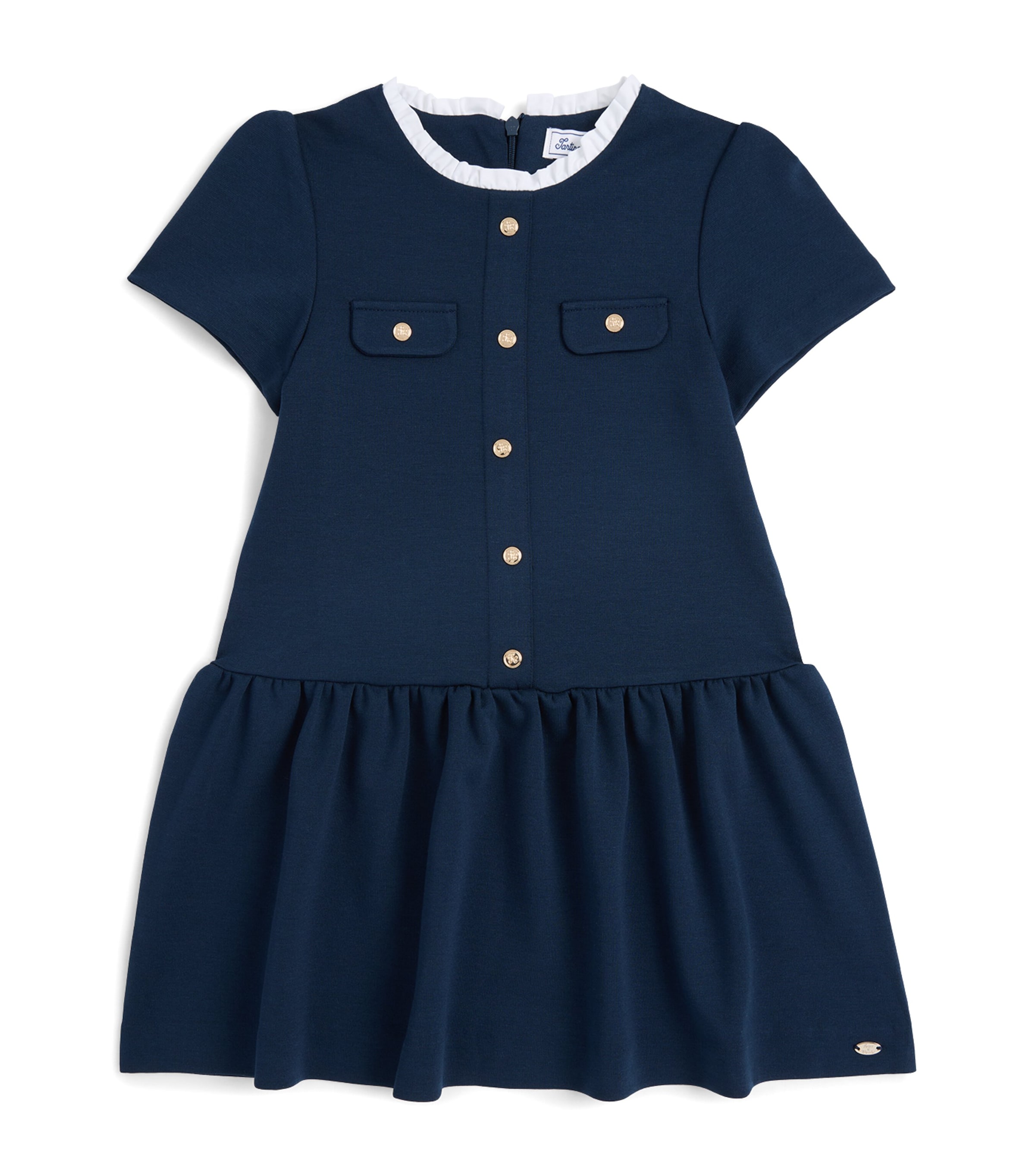 Tartine et Chocolat Frill-Collar Button Dress (2-14 Years)