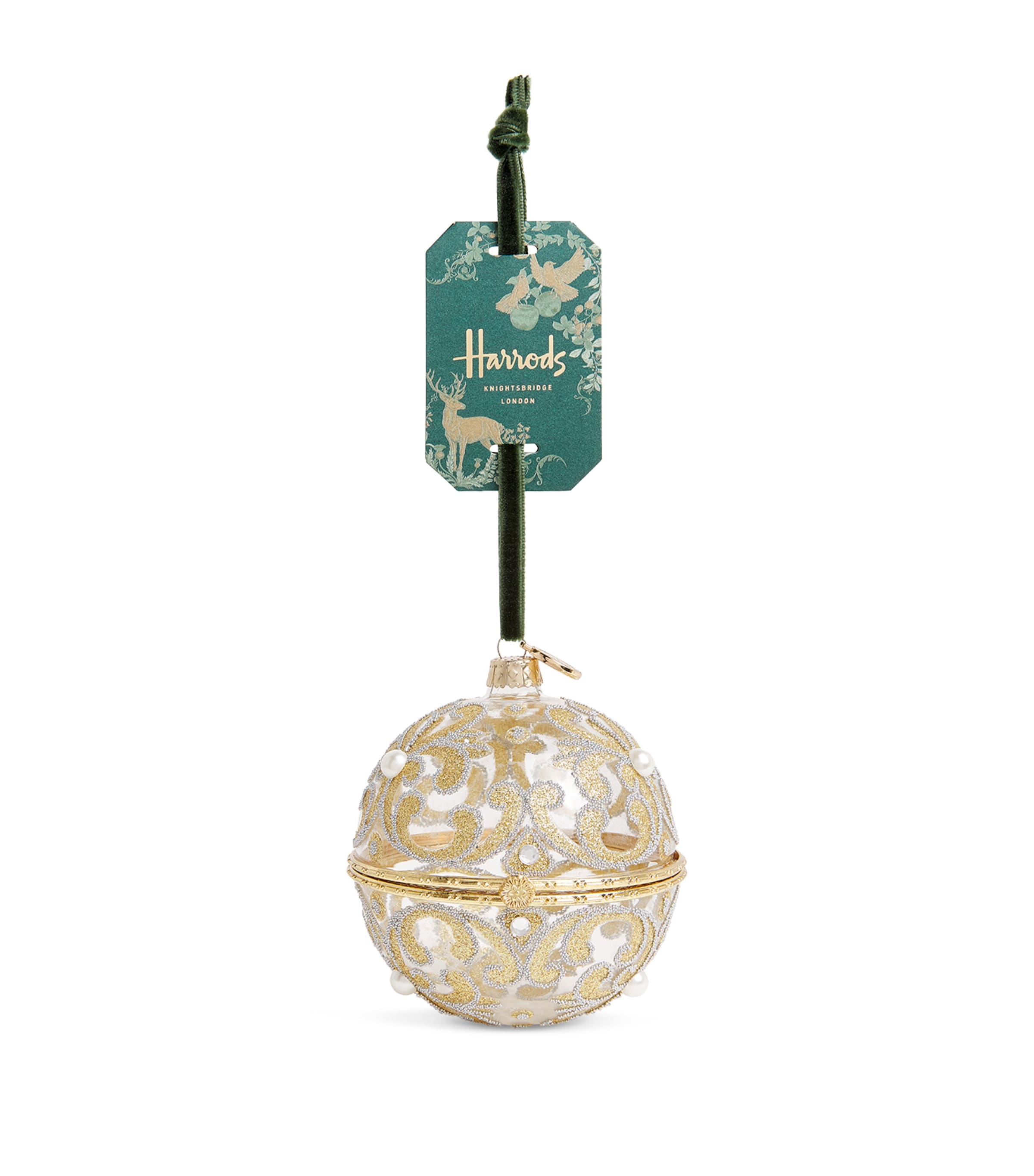 Glass Embellished Bauble