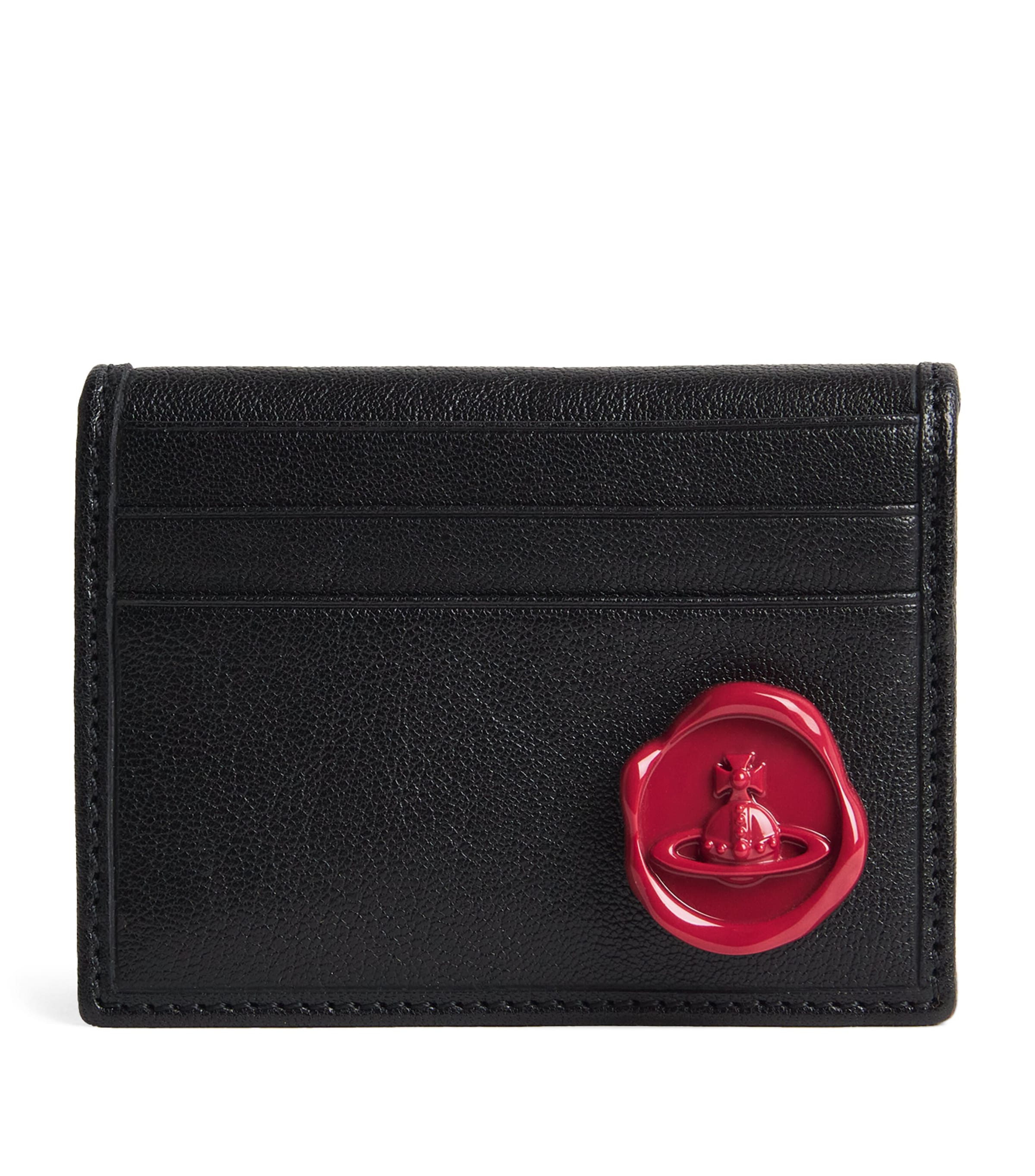Vivienne Westwood Supple Leather Card Holder Black