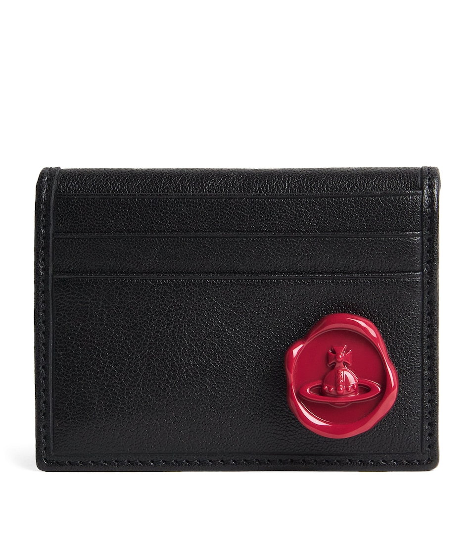 Vivienne Westwood Supple Leather Card Holder Black