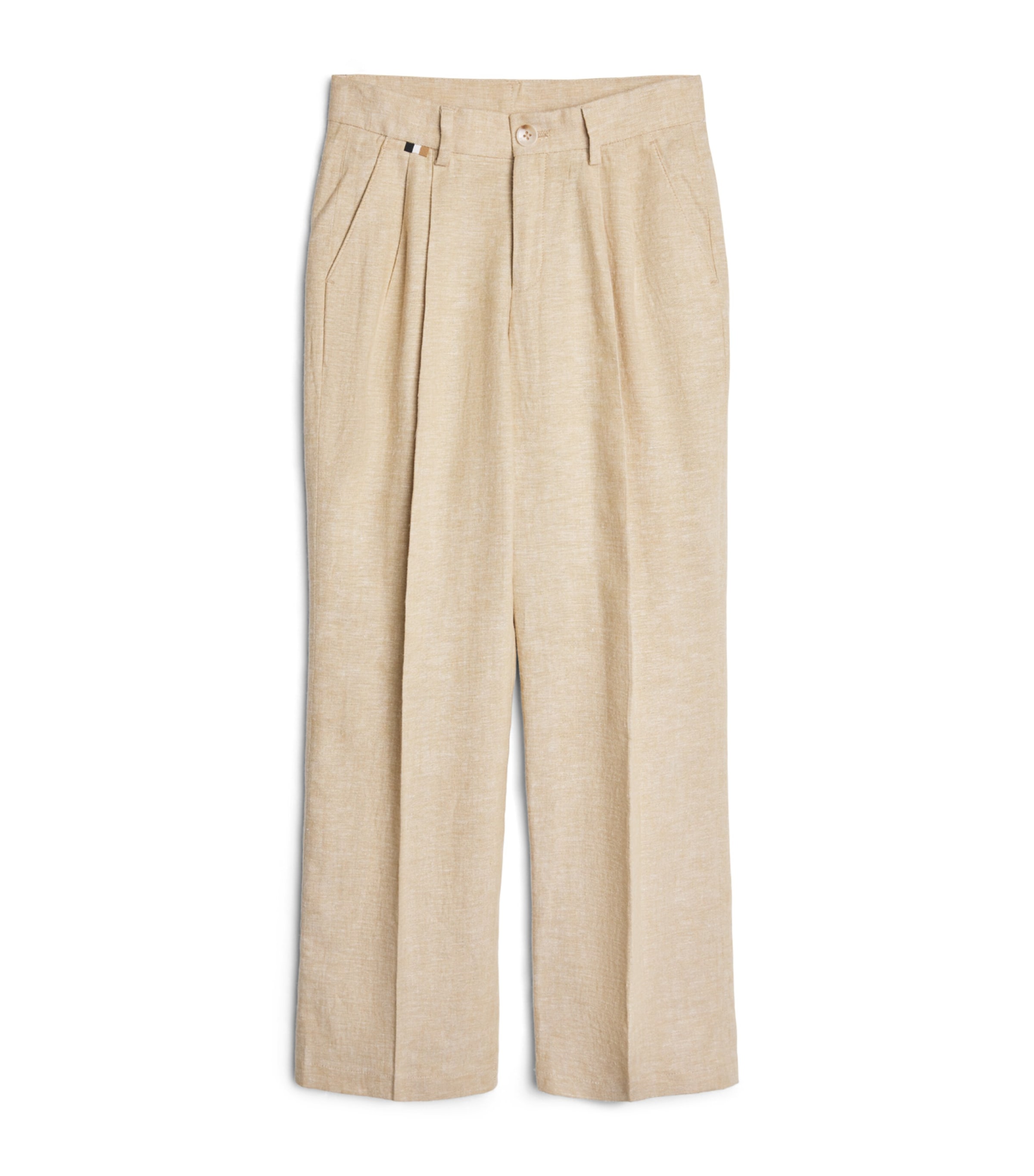 Linen-Blend Trousers (5-16 Years)