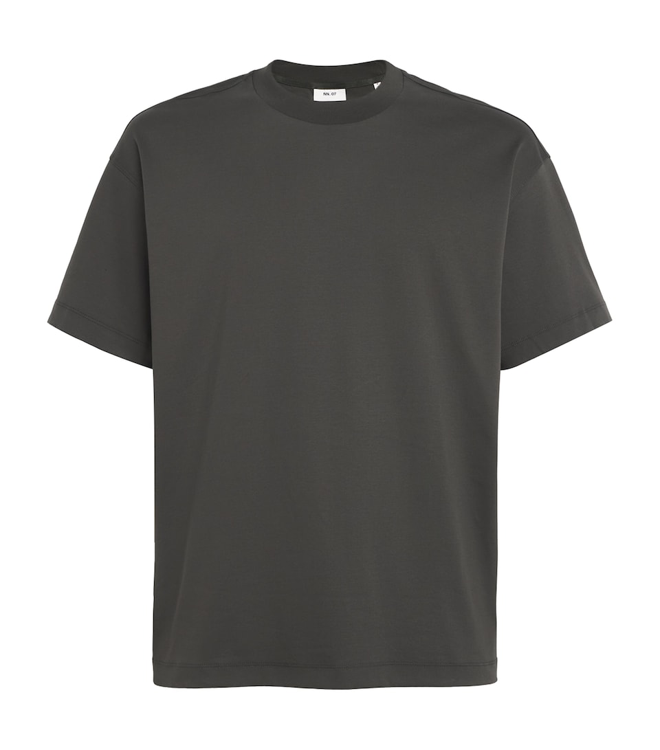 NN07 Mens Organic Cotton Lionel T-Shirt Dark Army