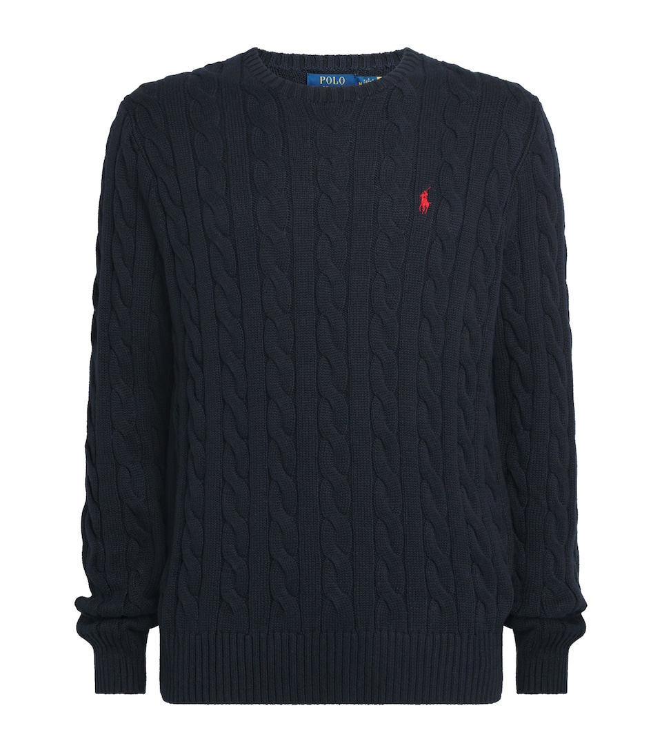 Cotton Cable-Knit Sweater