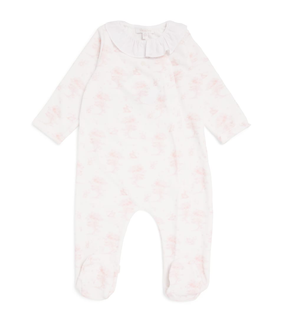 Patachou Toile Print All-In-One (0-24 Months) Pink