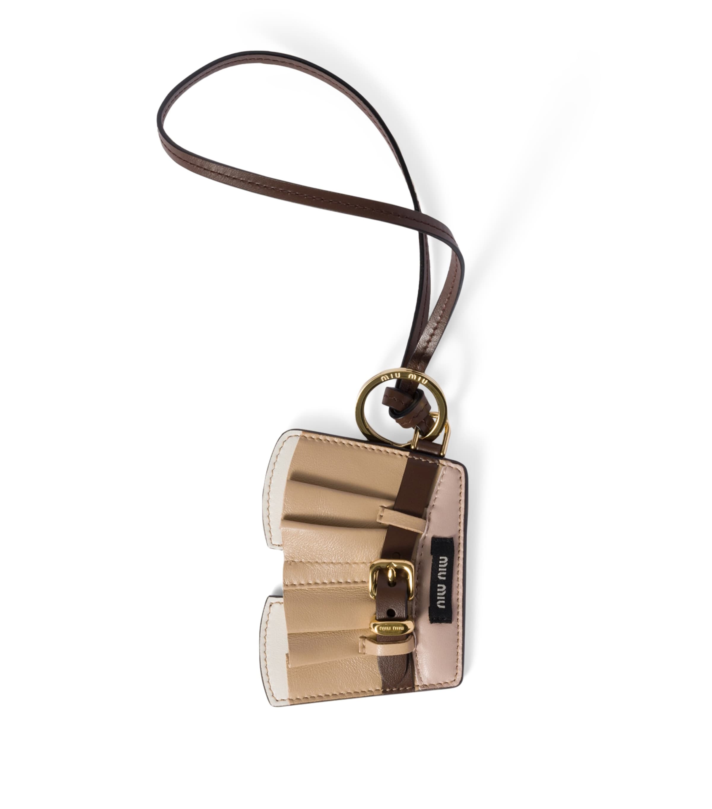 Miu Miu Leather Penny Loafer Keychain | Harrods UK