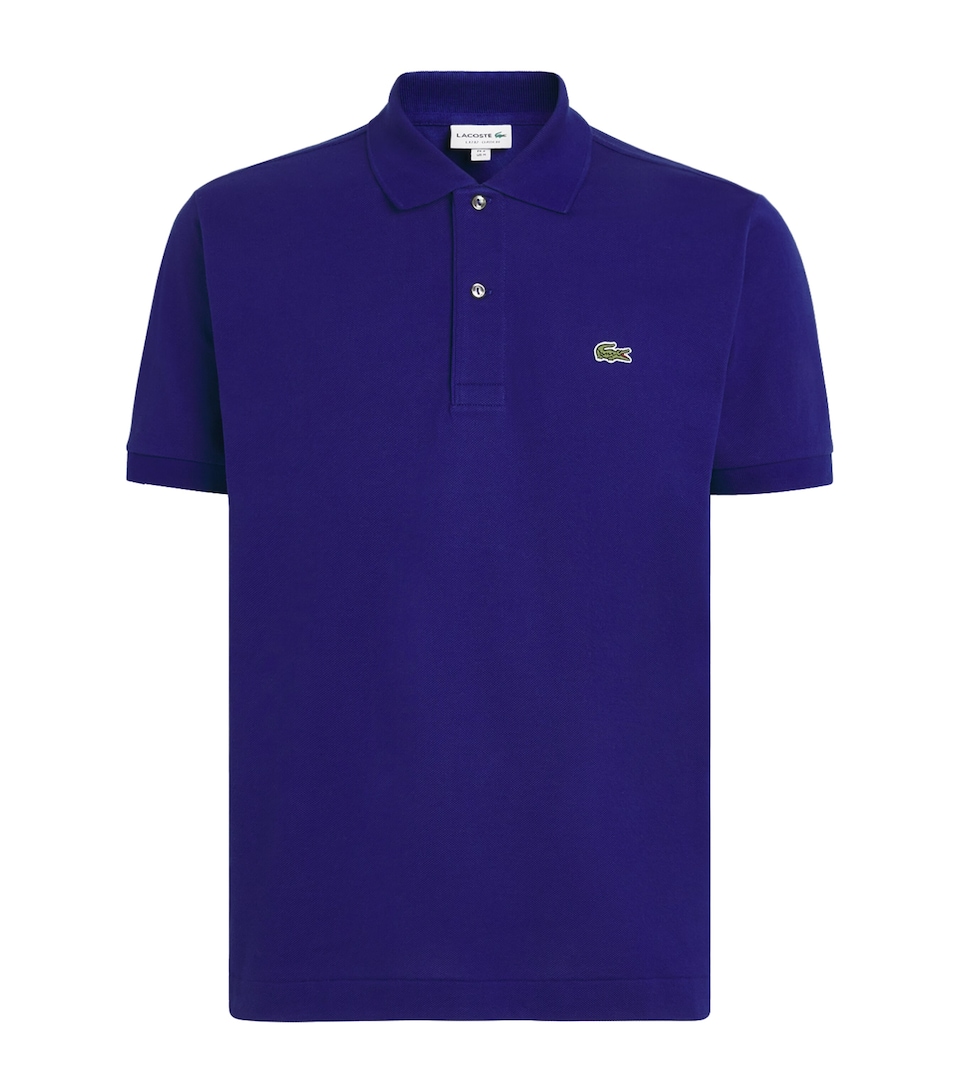 Lacoste Mens Cotton Original Polo Shirt Bleu Bdm