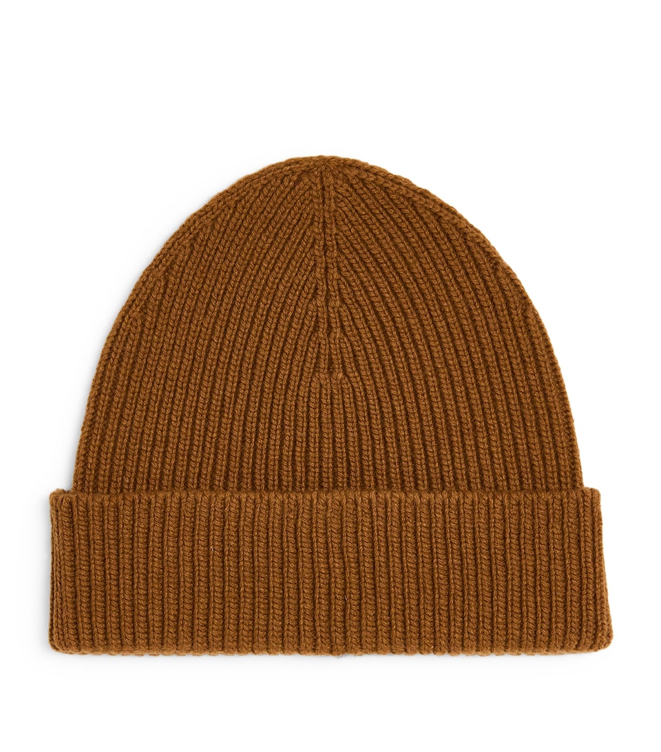 Cashmere Ribbed Beanie