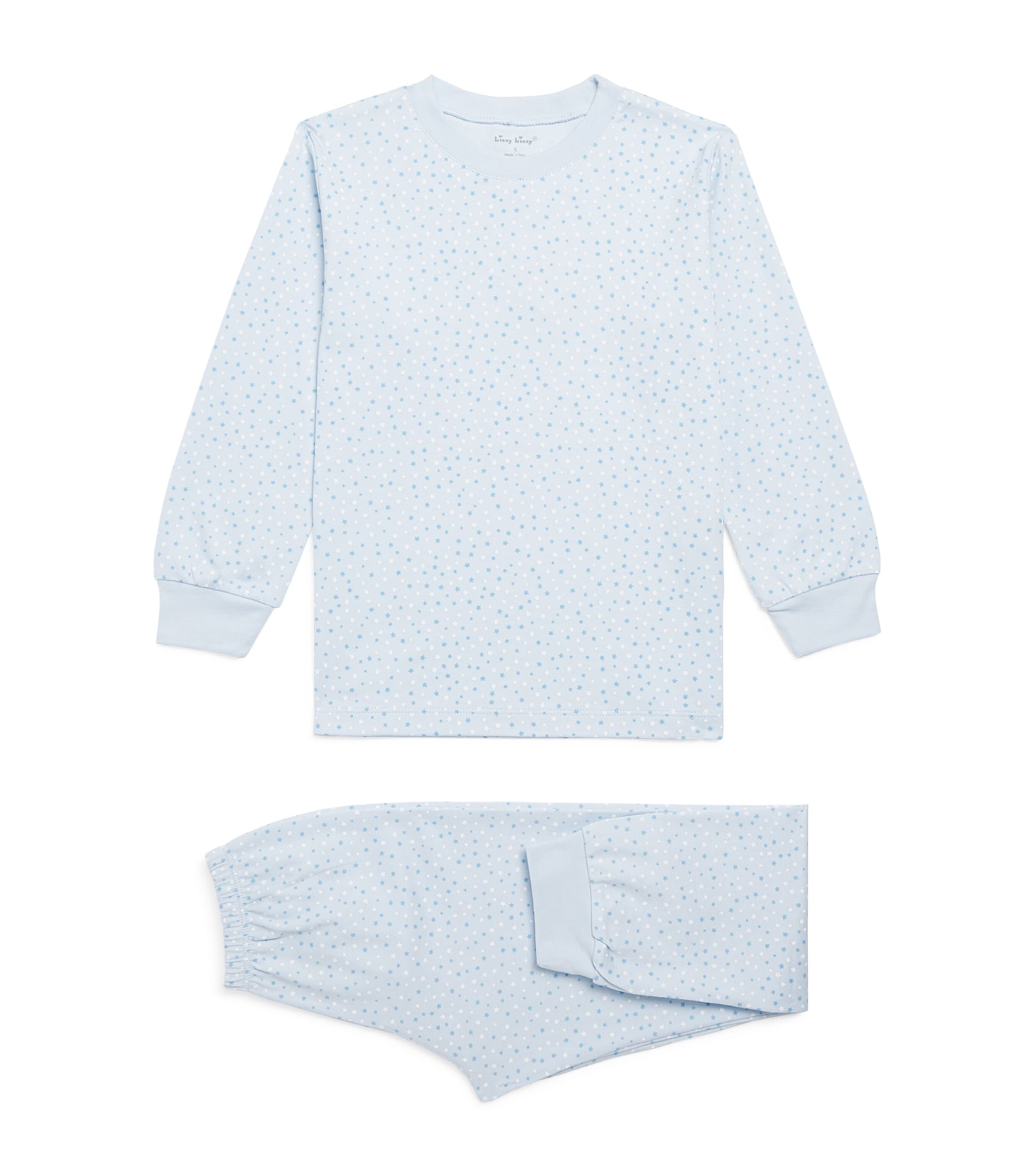 Kissy Kissy Pima Cotton Printed Pyjamas (10 Years) Blue