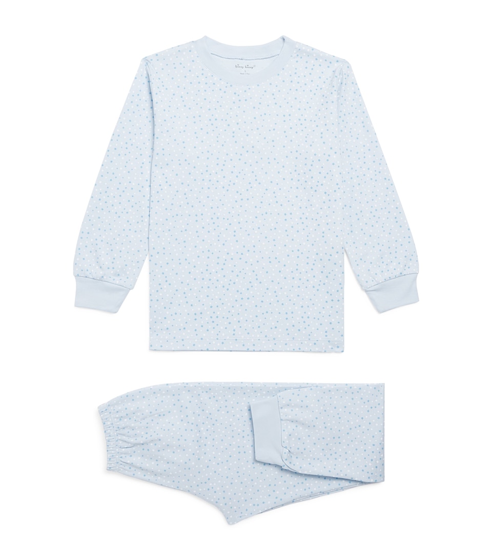 Kissy Kissy Pima Cotton Printed Pyjamas (10 Years) Blue