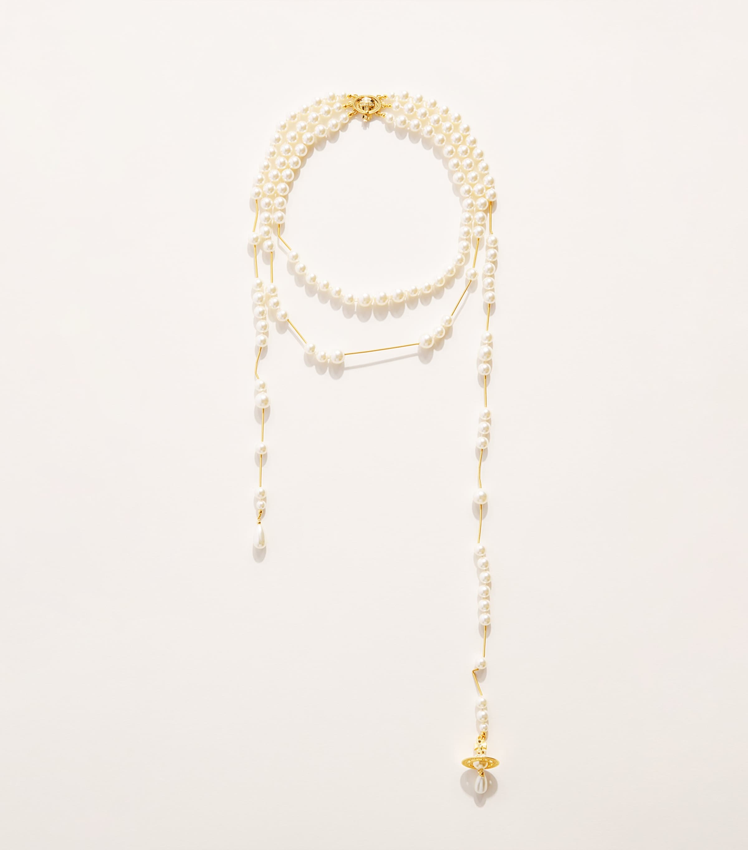 Vivienne Westwood Broken Pearl Necklace
