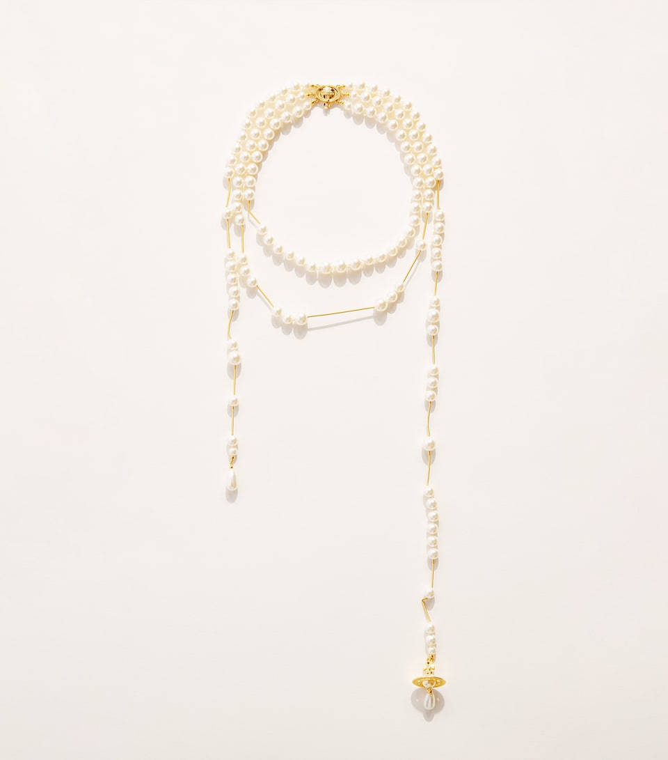 Vivienne Westwood Broken Pearl Necklace