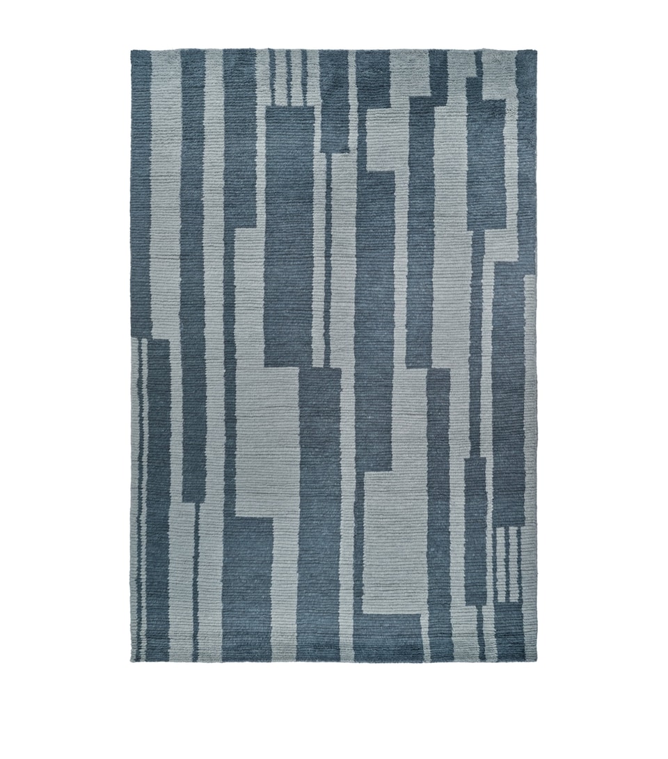 The Rug Company x Paul Smith Raster Aegean Rug (3.05m x 2.44m) Blue