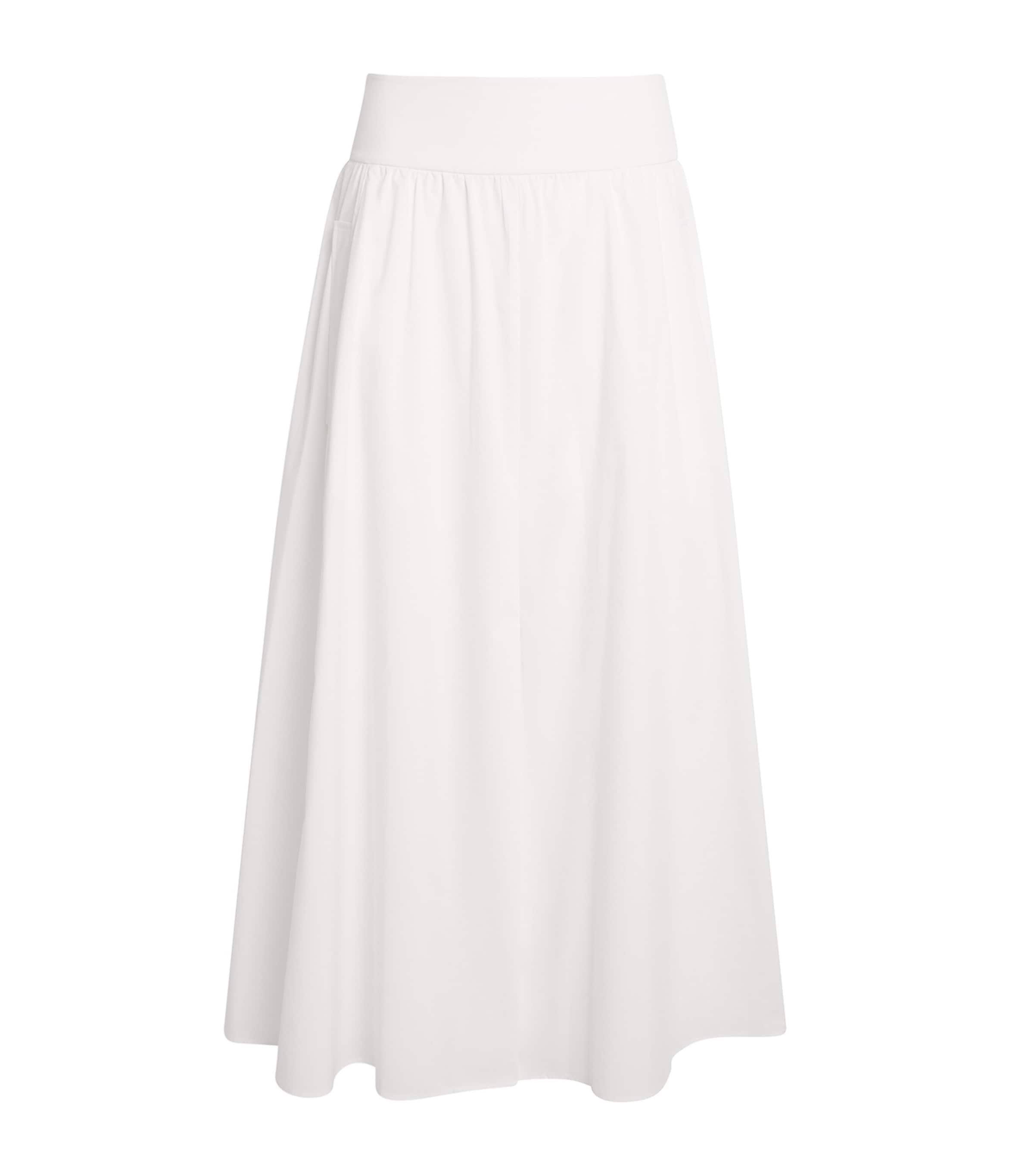 Poplin Midi Skirt