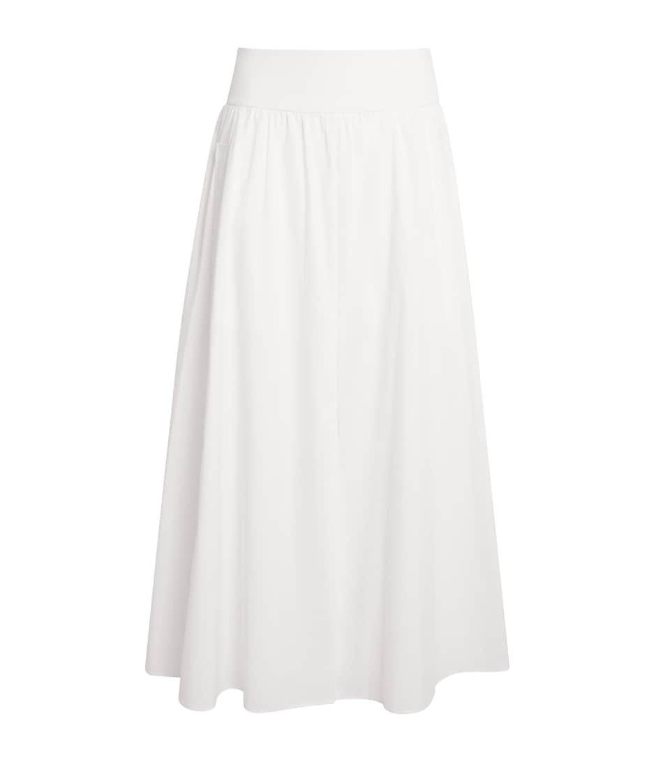 Poplin Midi Skirt