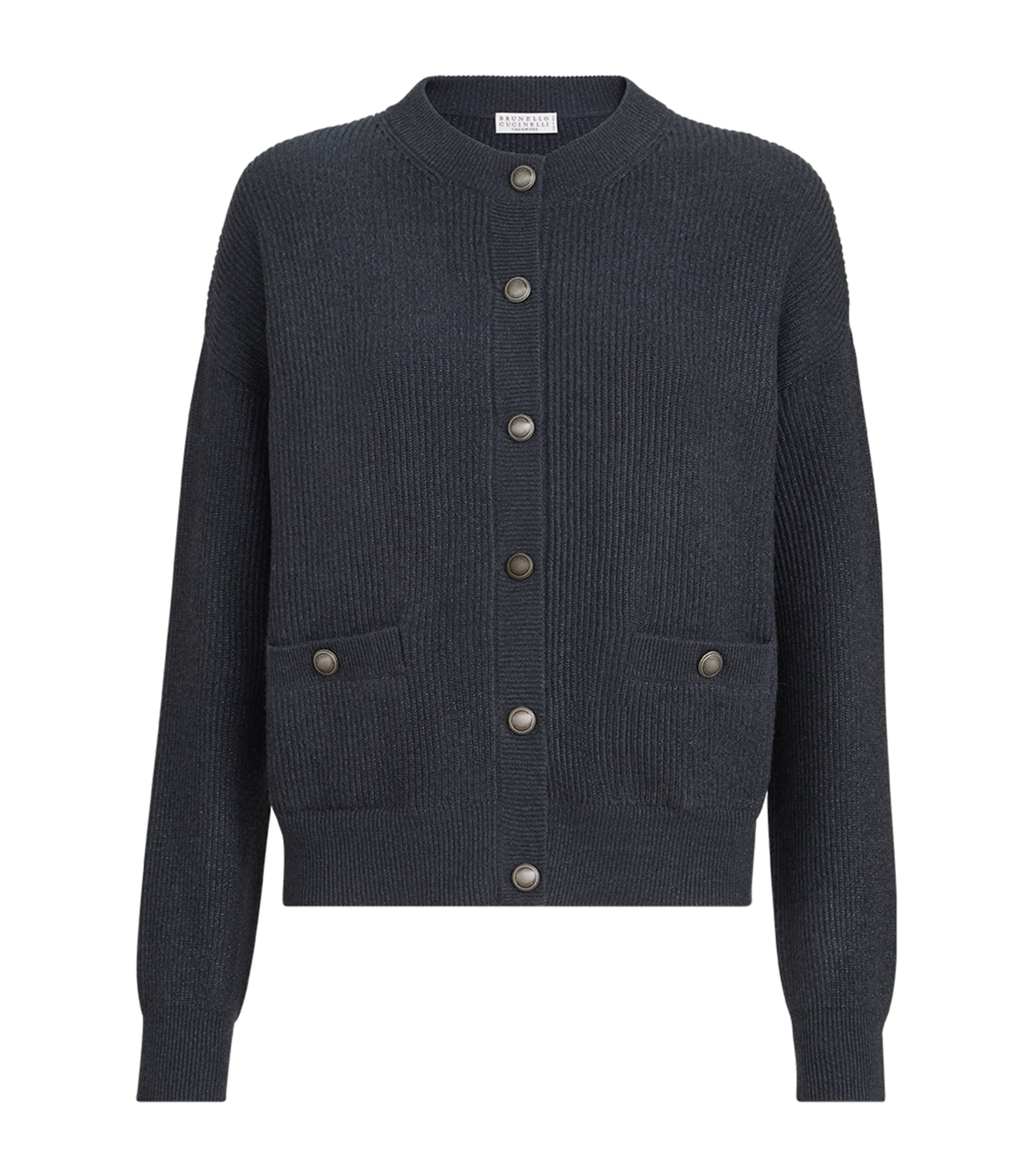 Brunello Cucinelli Womens Cashmere-Blend Cardigan