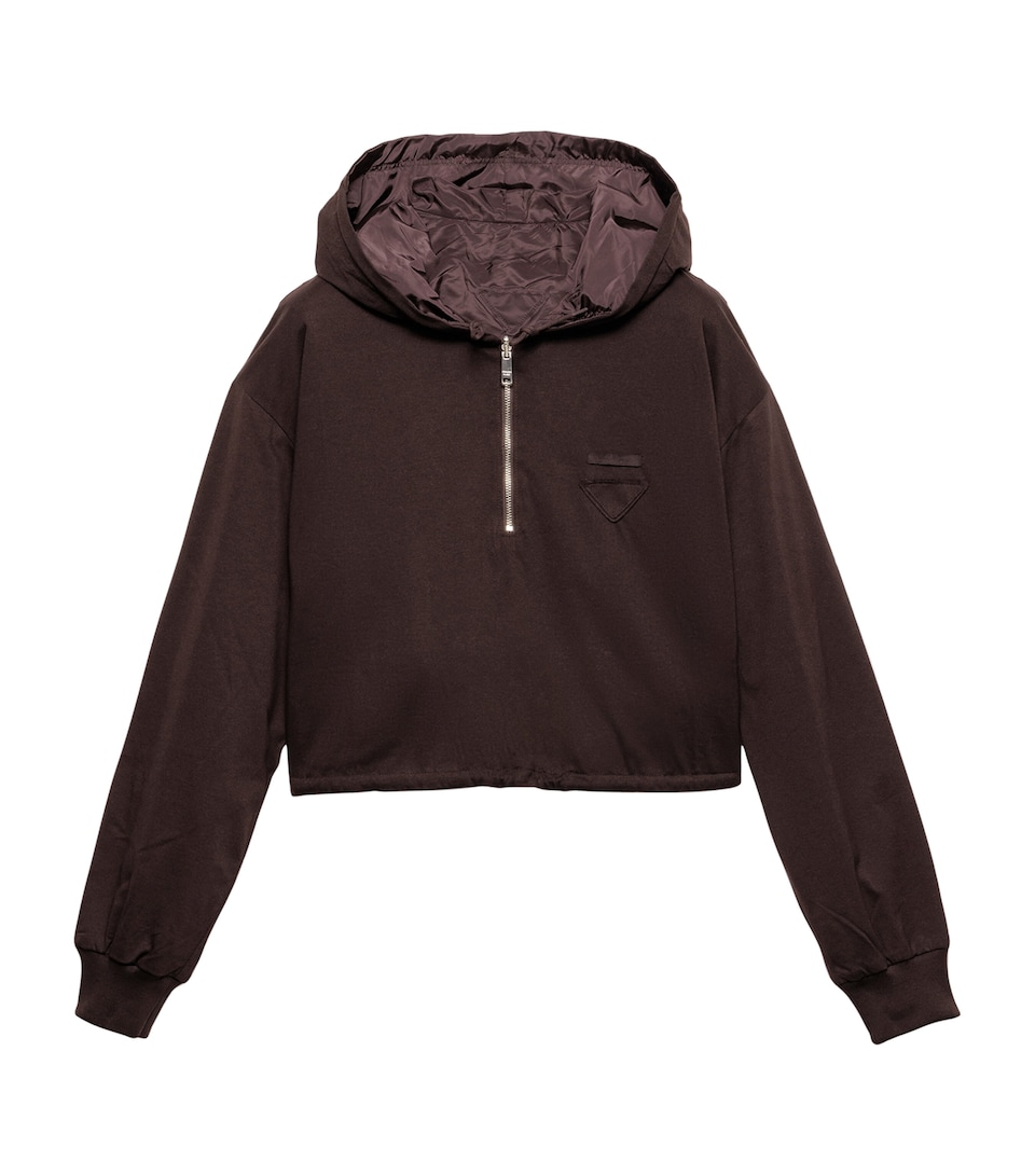 Reversible Half-Zip Hoodie