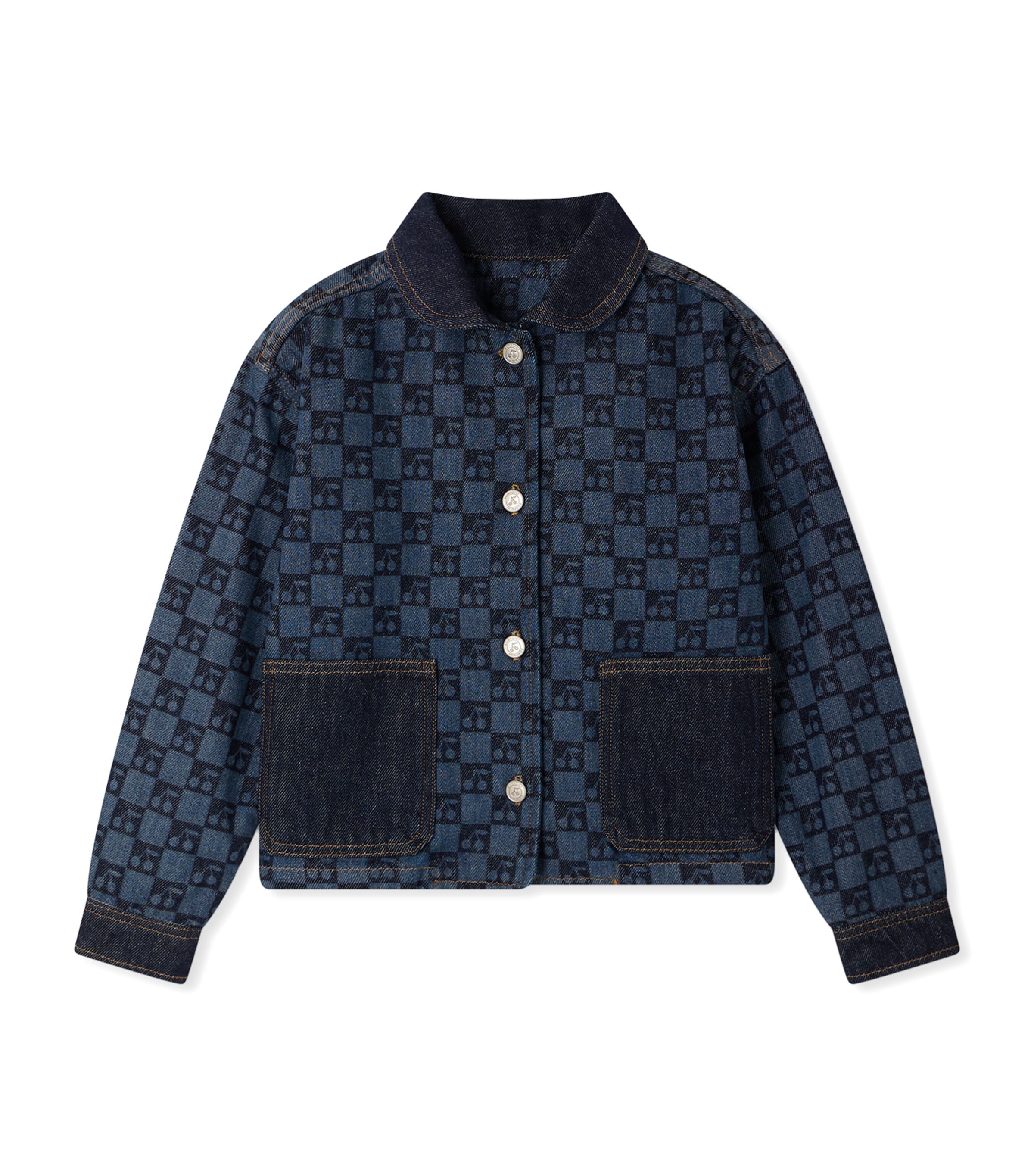 Bonpoint Cherry Denim Jacket (4-8 Years) Imp Jean Clair