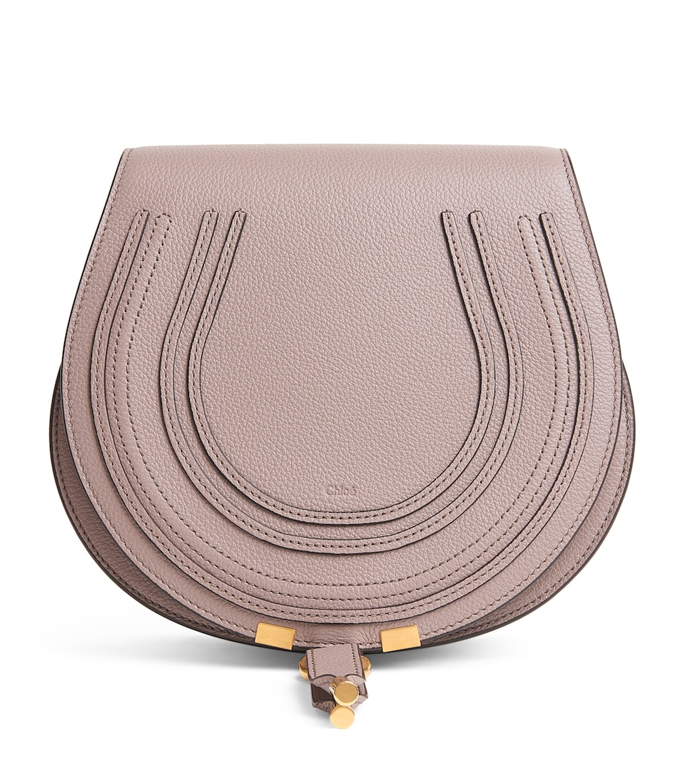 Leather Marcie Saddle Bag