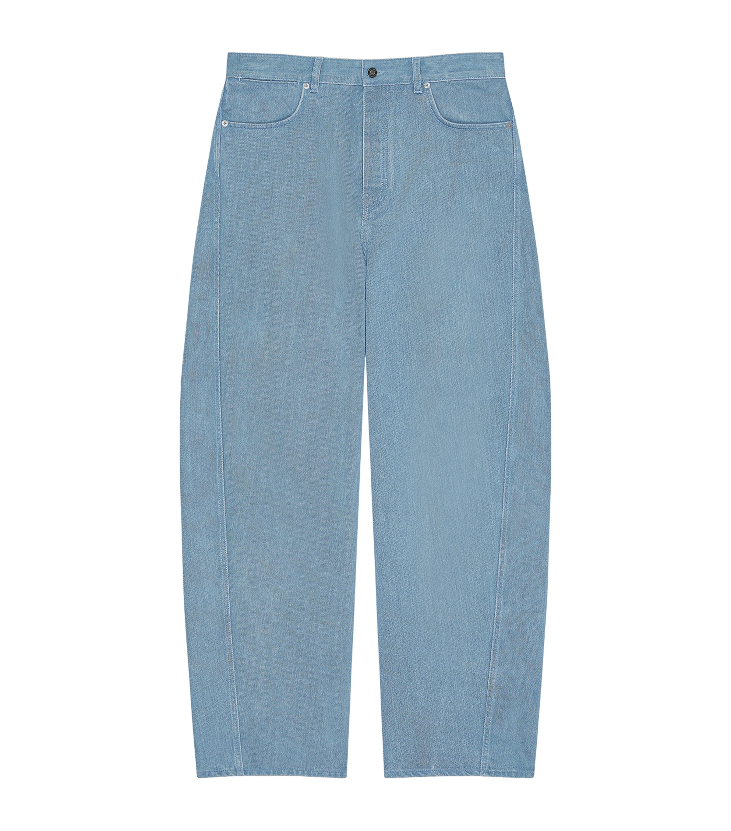 Givenchy Mens Couture Seam Barrel-Leg Jeans