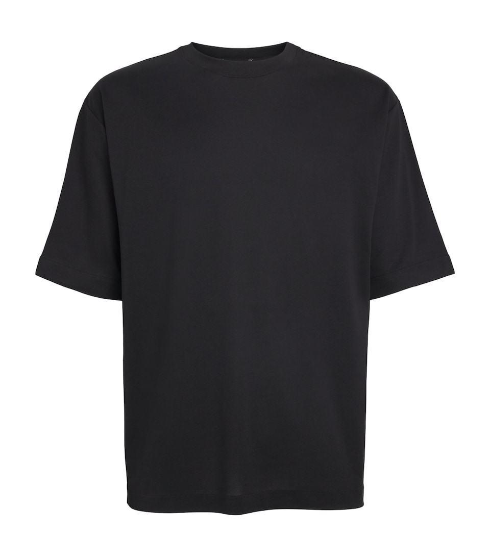 Jacquemus Mens Cotton Rond Carré T-Shirt Black