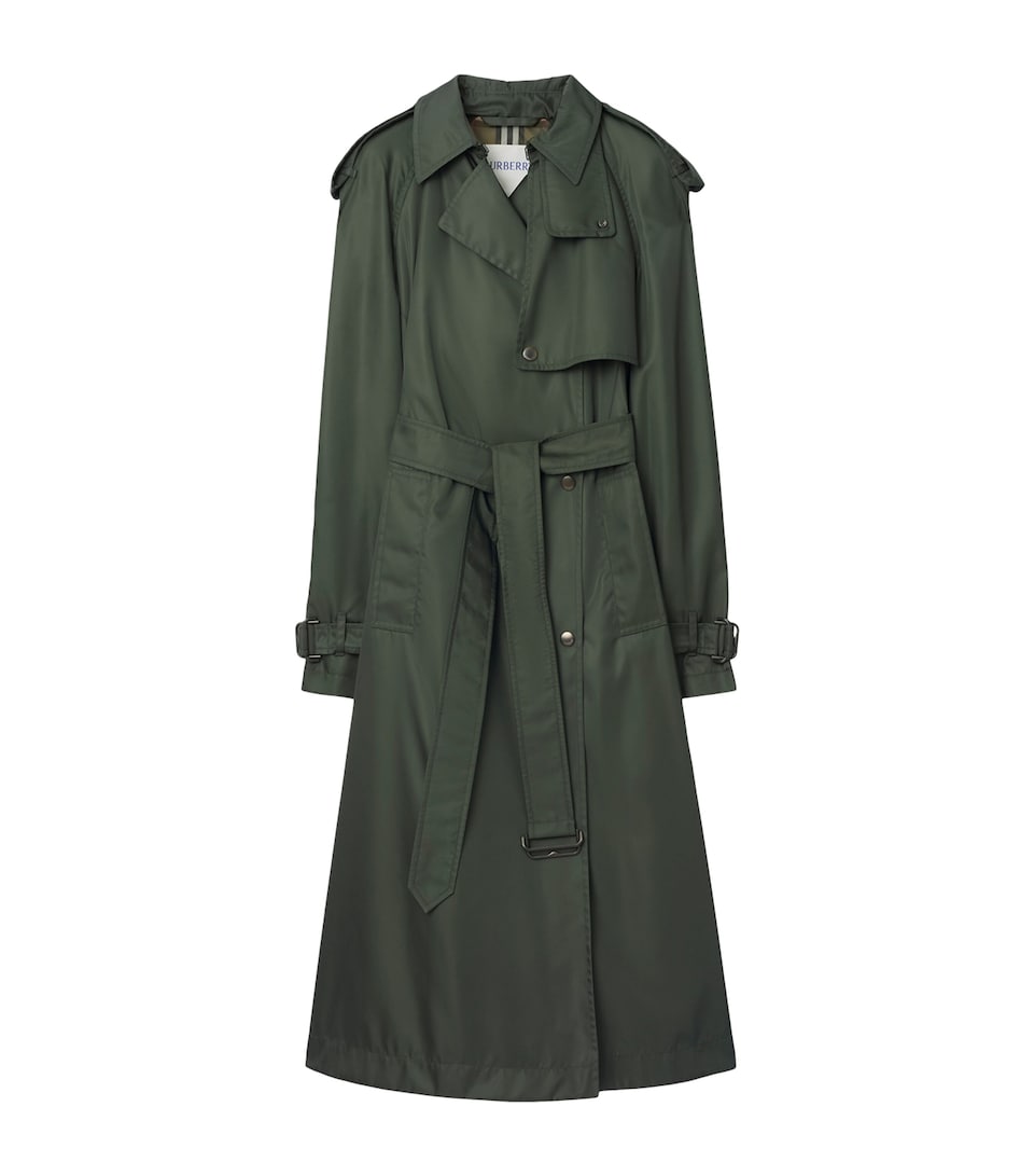 Long Hooded Trench Coat