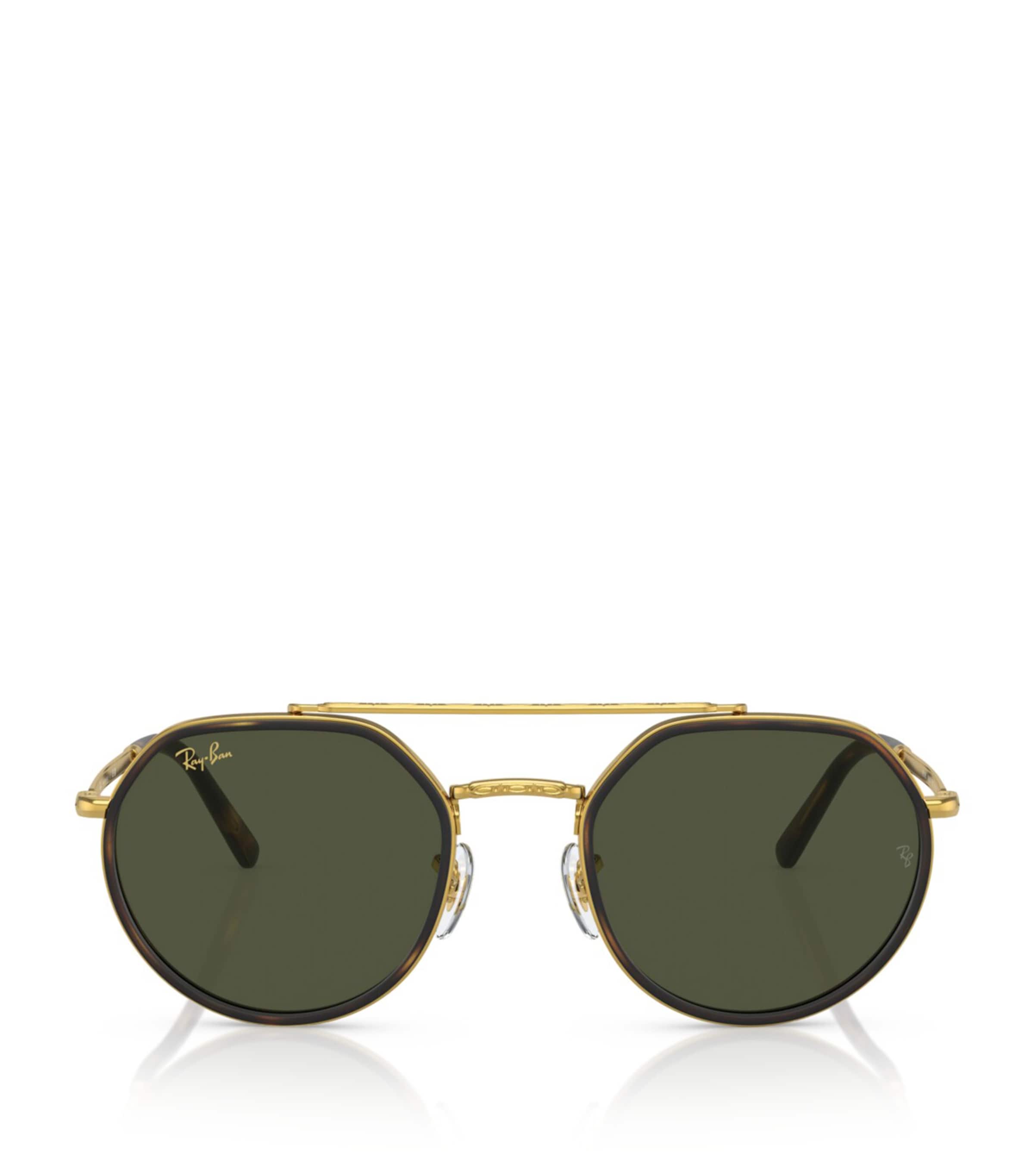 Ray-Ban Metal Irregular Sunglasses Gold
