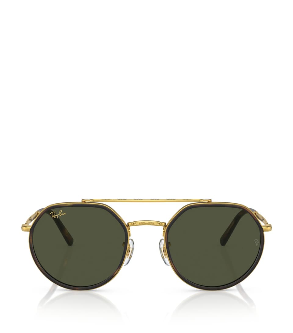 Ray-Ban Metal Irregular Sunglasses Gold