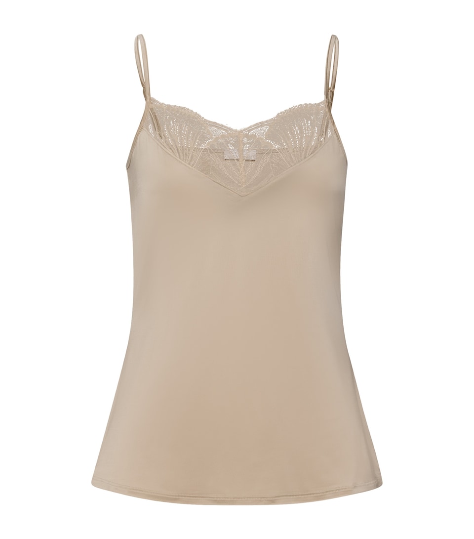 Satin Lace-Trim Lilith Camisole