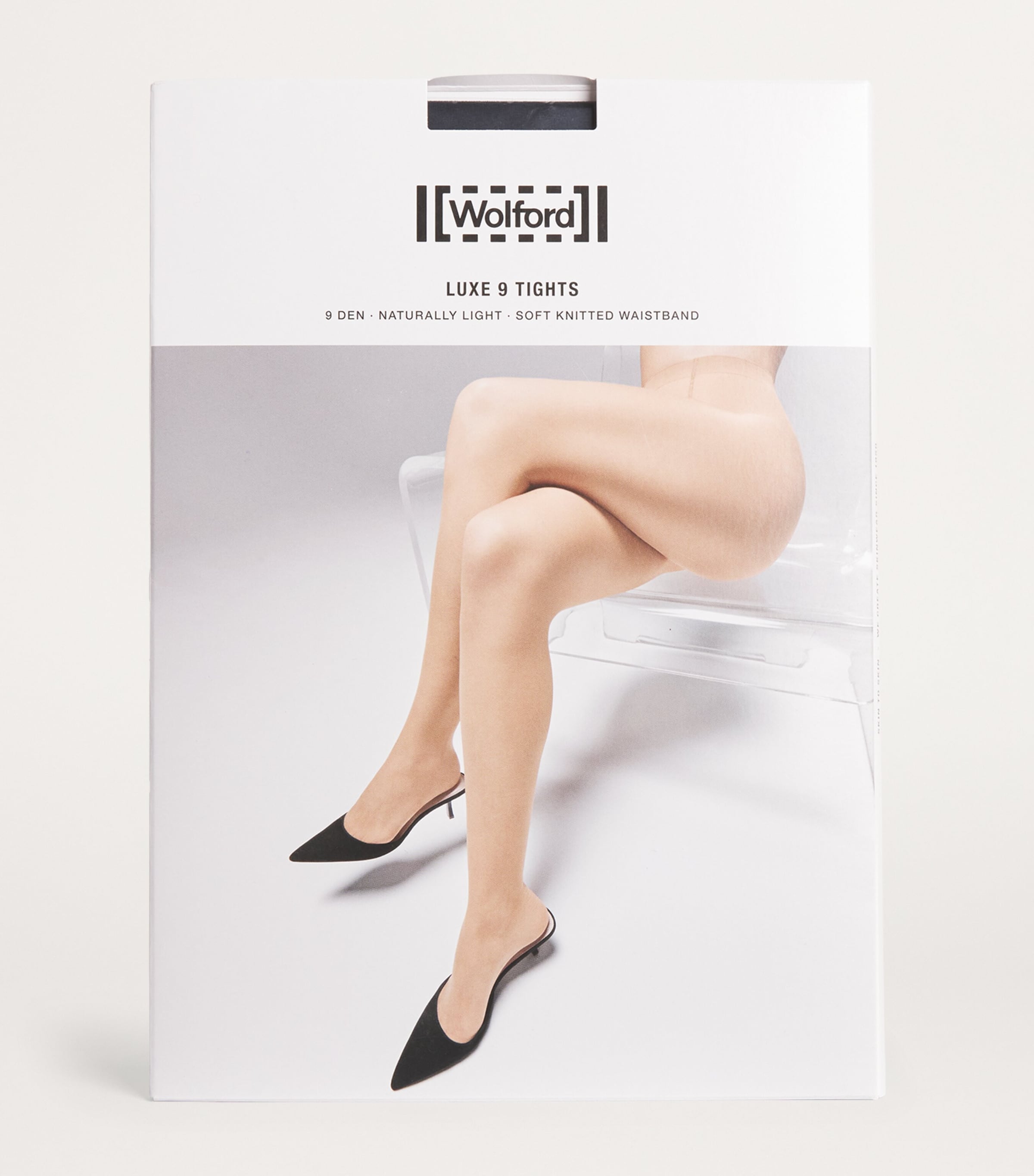 Wolford Womens Luxe 9 Tights Black