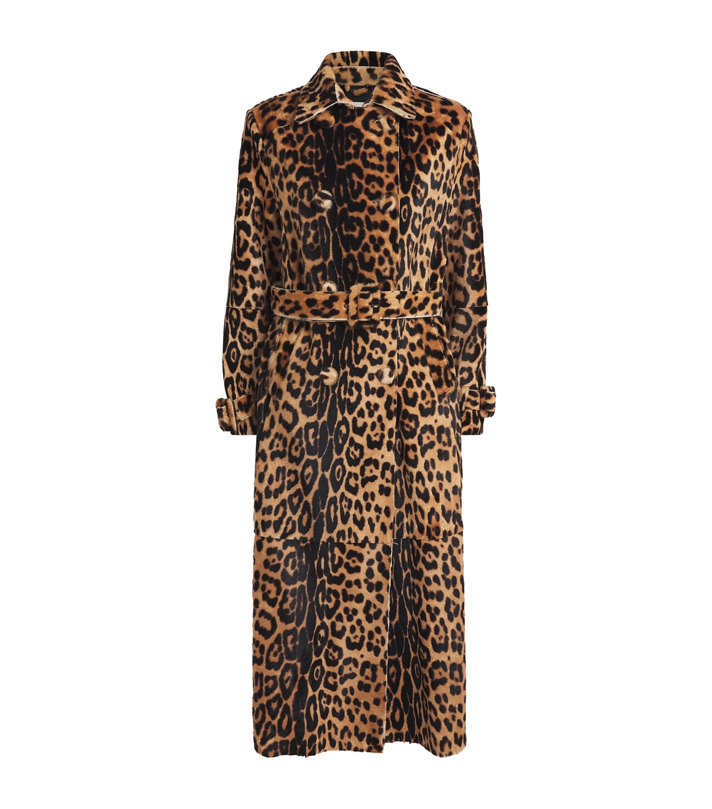 Ponyhair Leopard Tate Overcoat