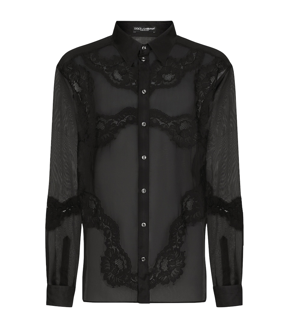 Lace-Trim Shirt