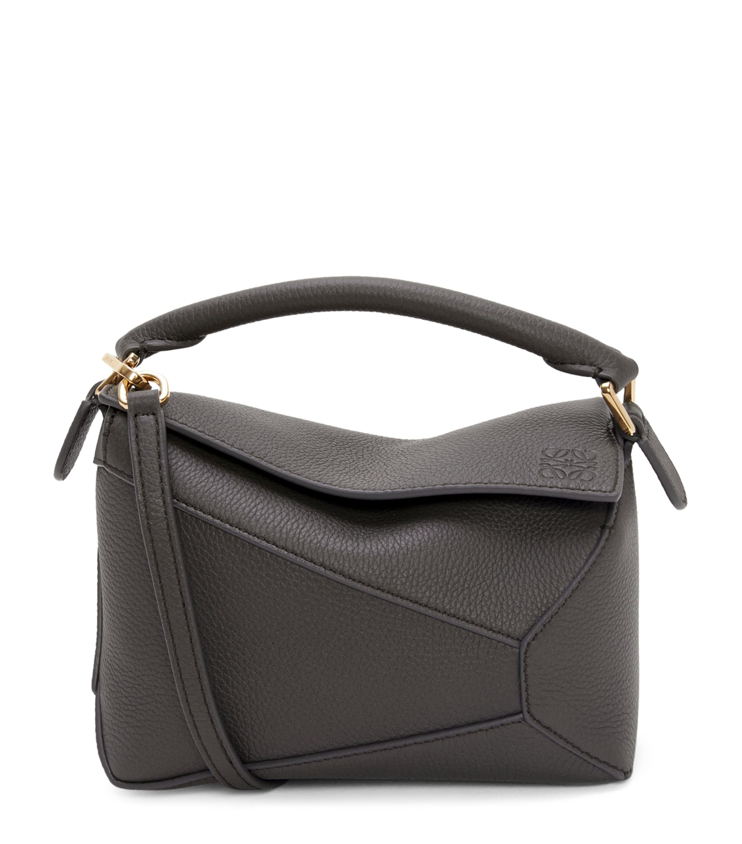 LOEWE Large Leather Puzzle Edge Top-Handle Bag | Harrods US