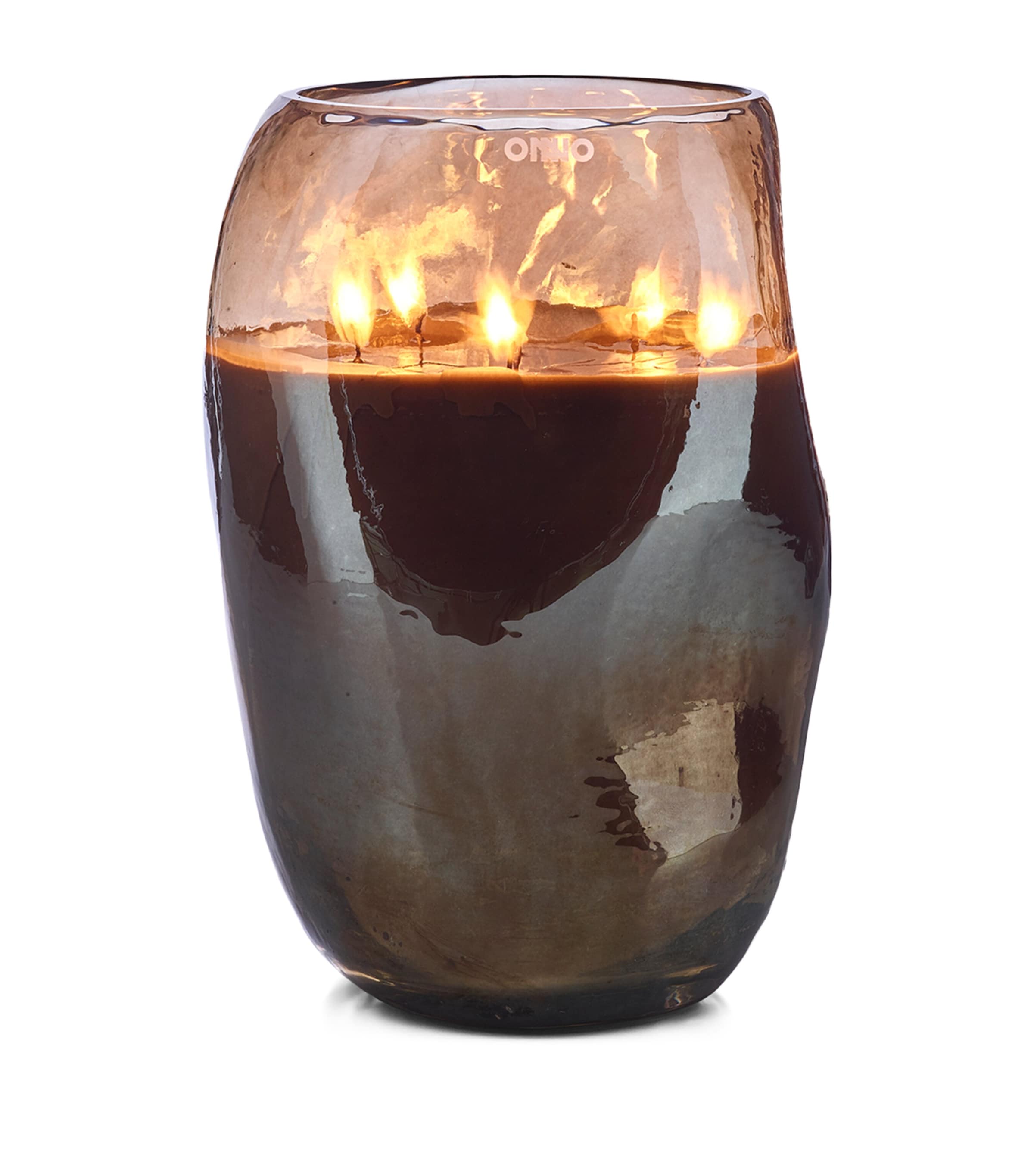Onno Extra Large Sage Cape Champagne Candle Champagne