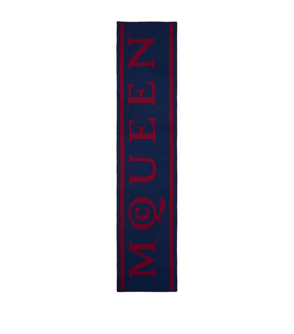 Wool Logo Scarf