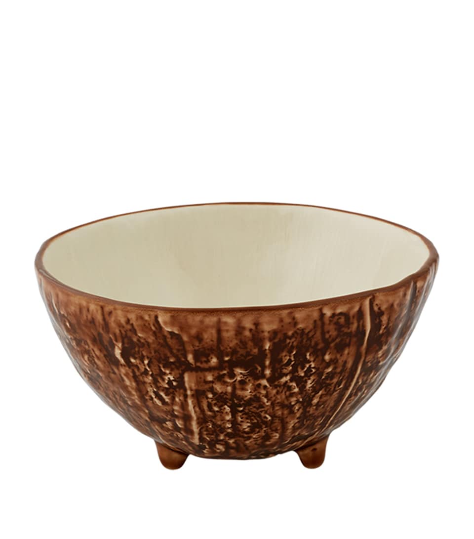 Bordallo Pinheiro Coconut Bowl (13.5cm) Brown / White