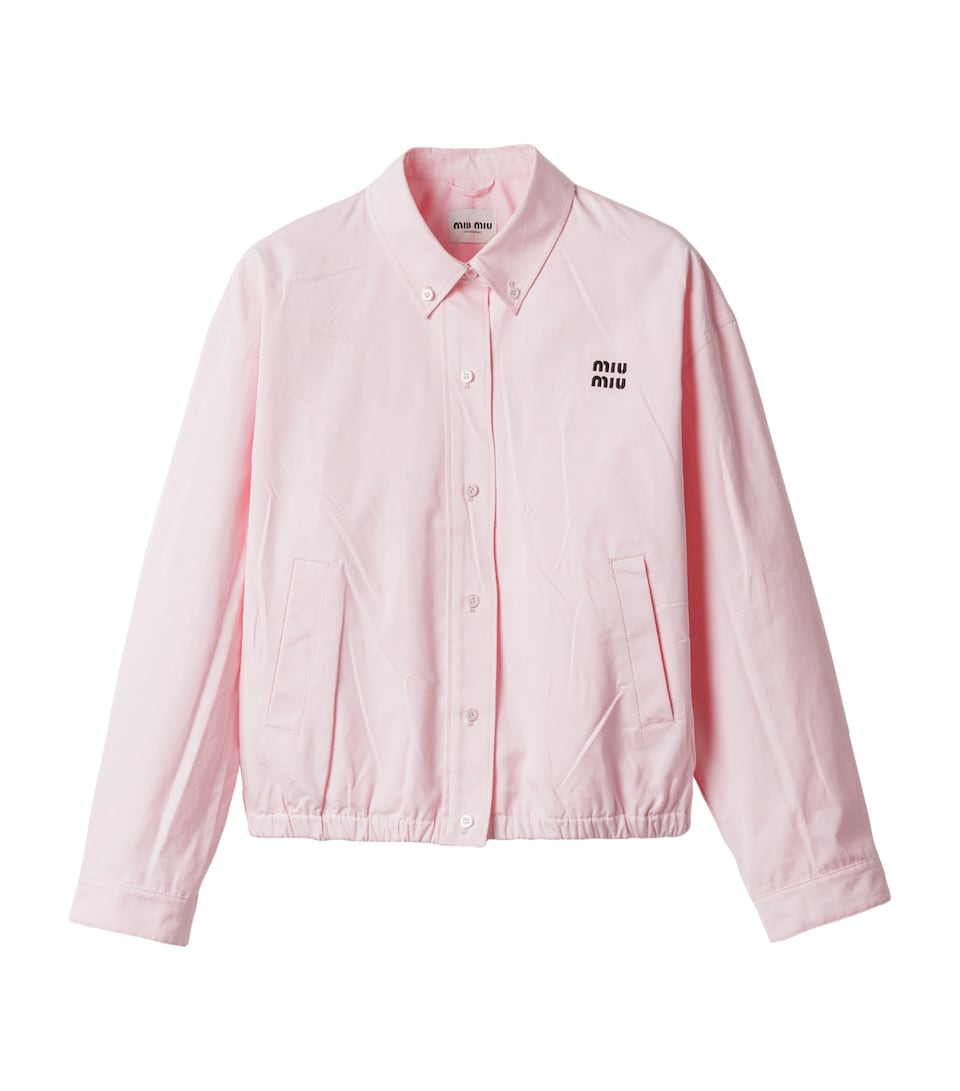 Poplin Blouson Jacket
