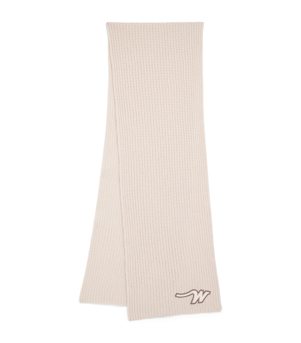 Virgin Wool Knitted Scarf