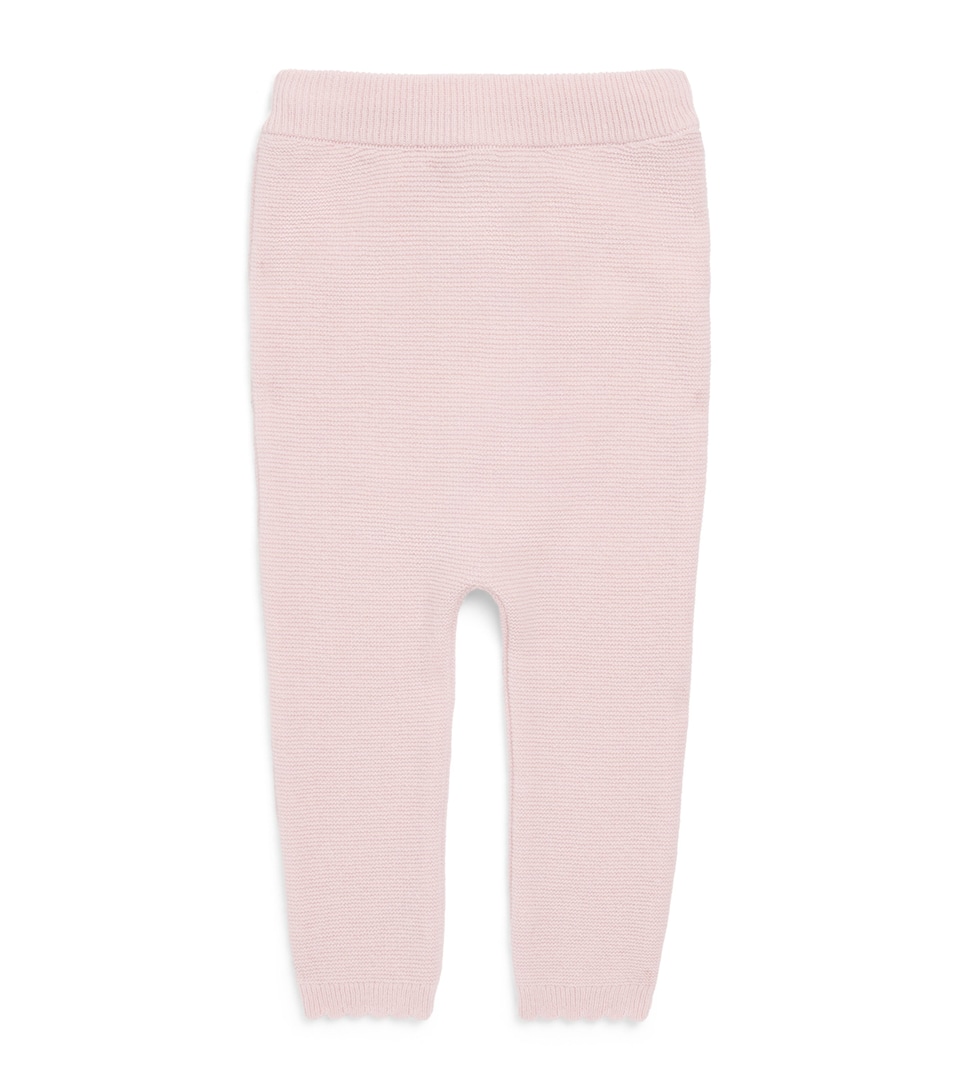 Patachou Fawn Intarsia Trousers (1-24 Months) Sweet Pink