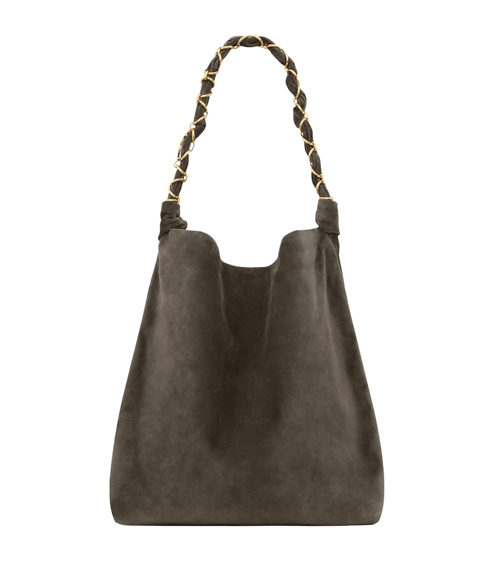 Suede Amalia Shoulder Bag
