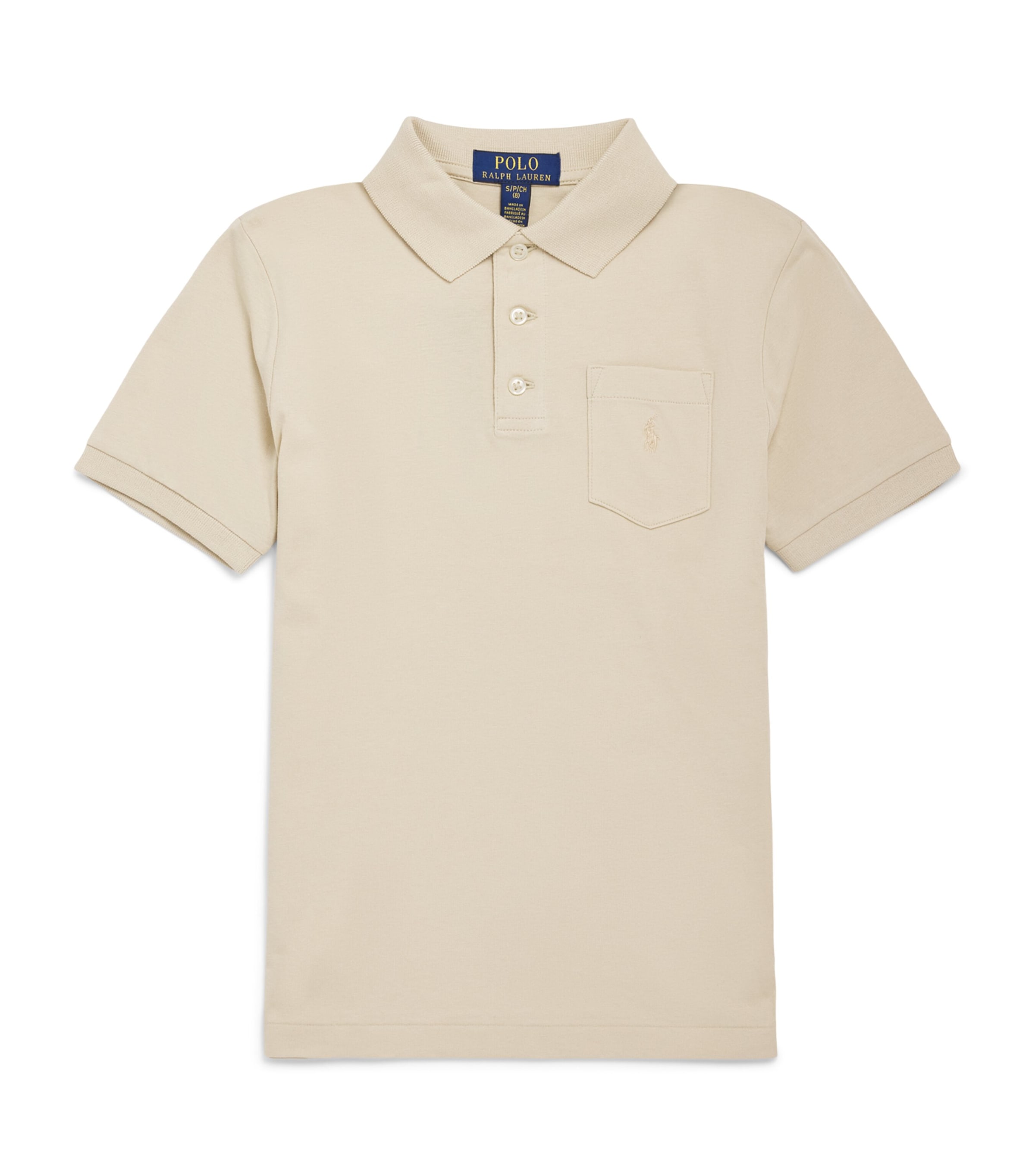 Ralph Lauren Kids Cotton Polo Shirt (6-14 Years) Spring Beige