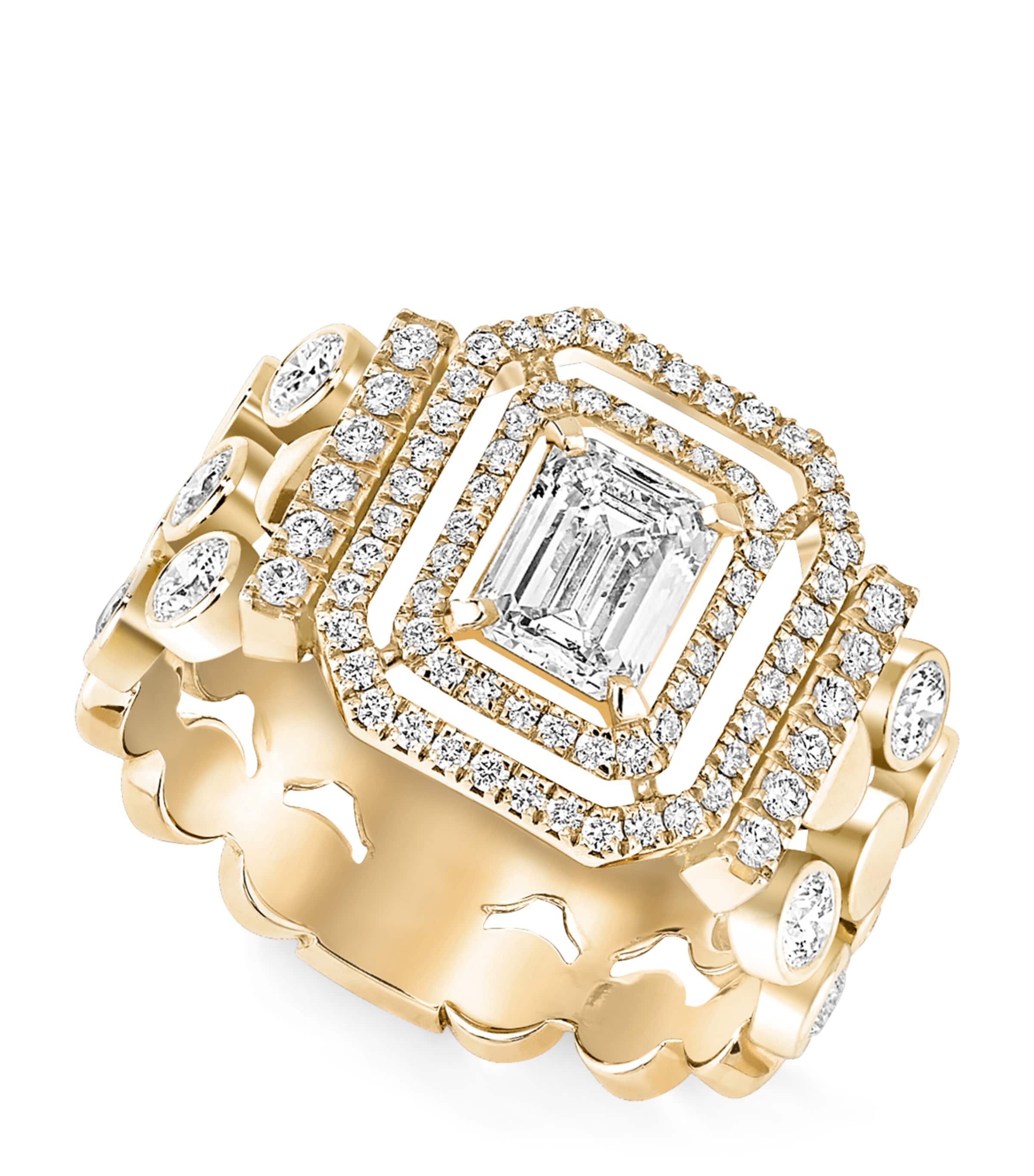 Messika D-Vibes Yellow Gold and Diamond Ring Yellow Gold